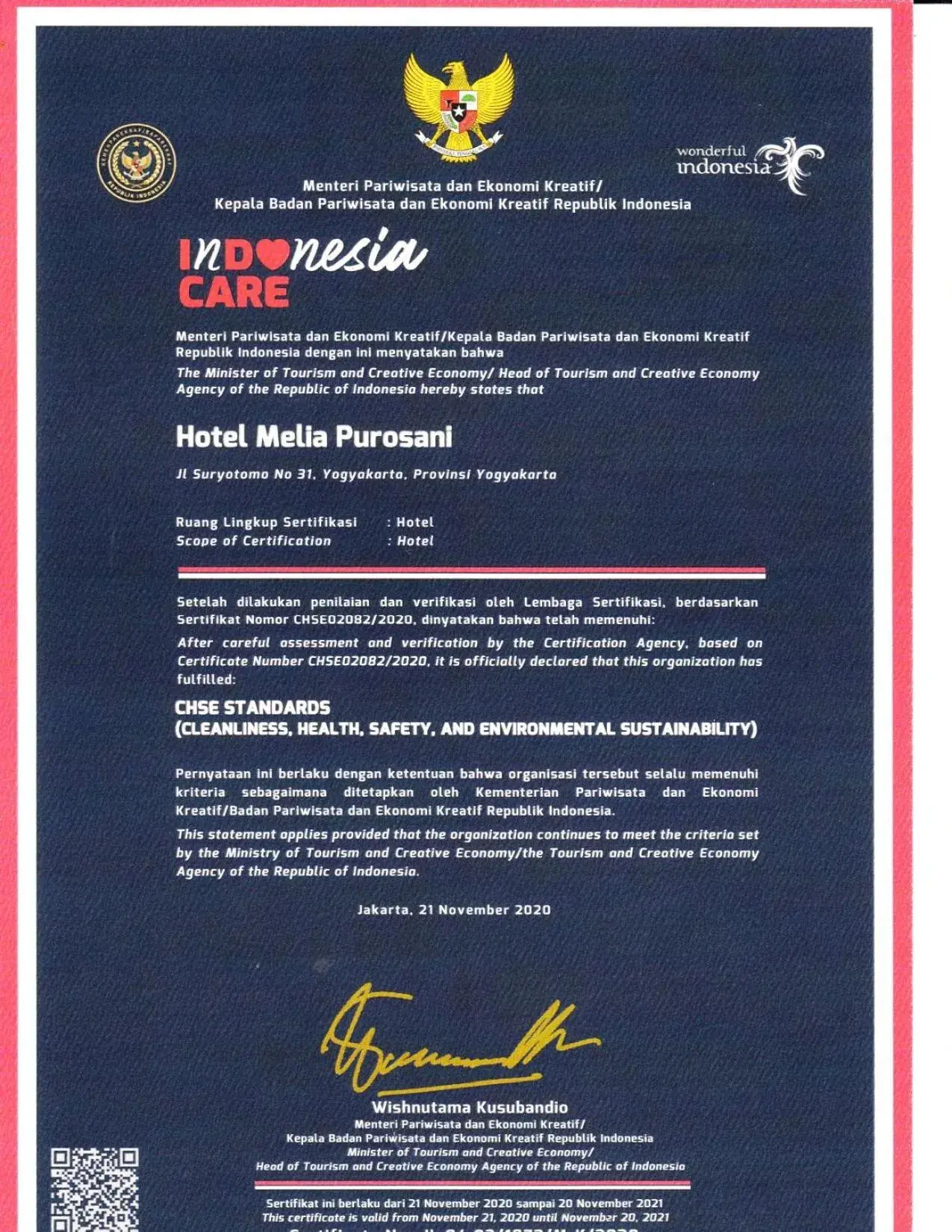 Property building in Melia Purosani Yogyakarta Property building in Melia Purosani Yogyakarta