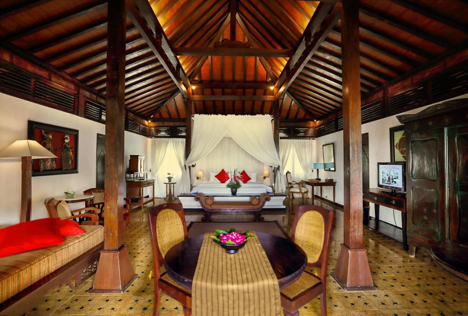 Living room in MesaStila Resort and Spa