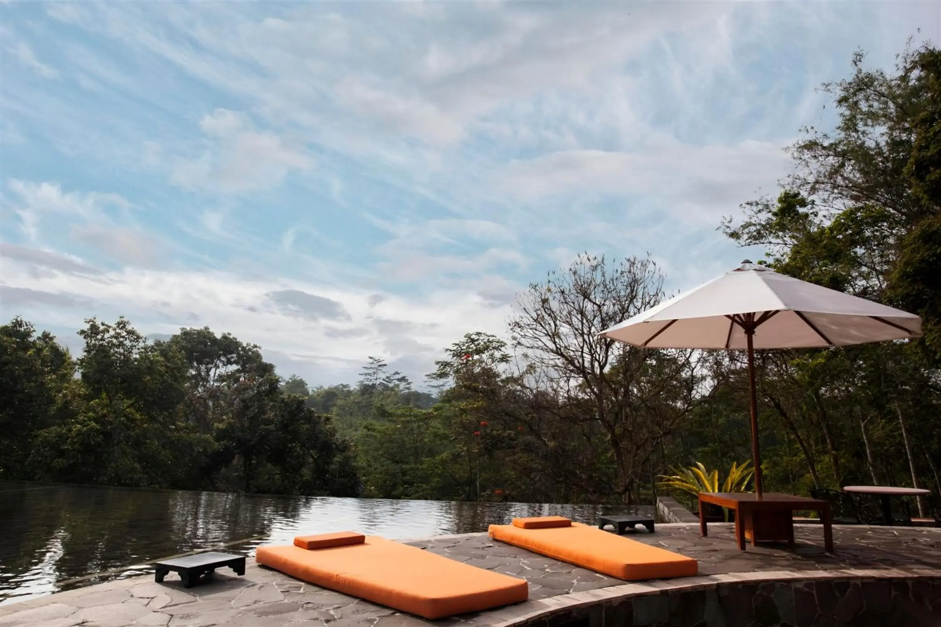 Swimming pool in MesaStila Resort and Spa Swimming pool in MesaStila Resort and Spa