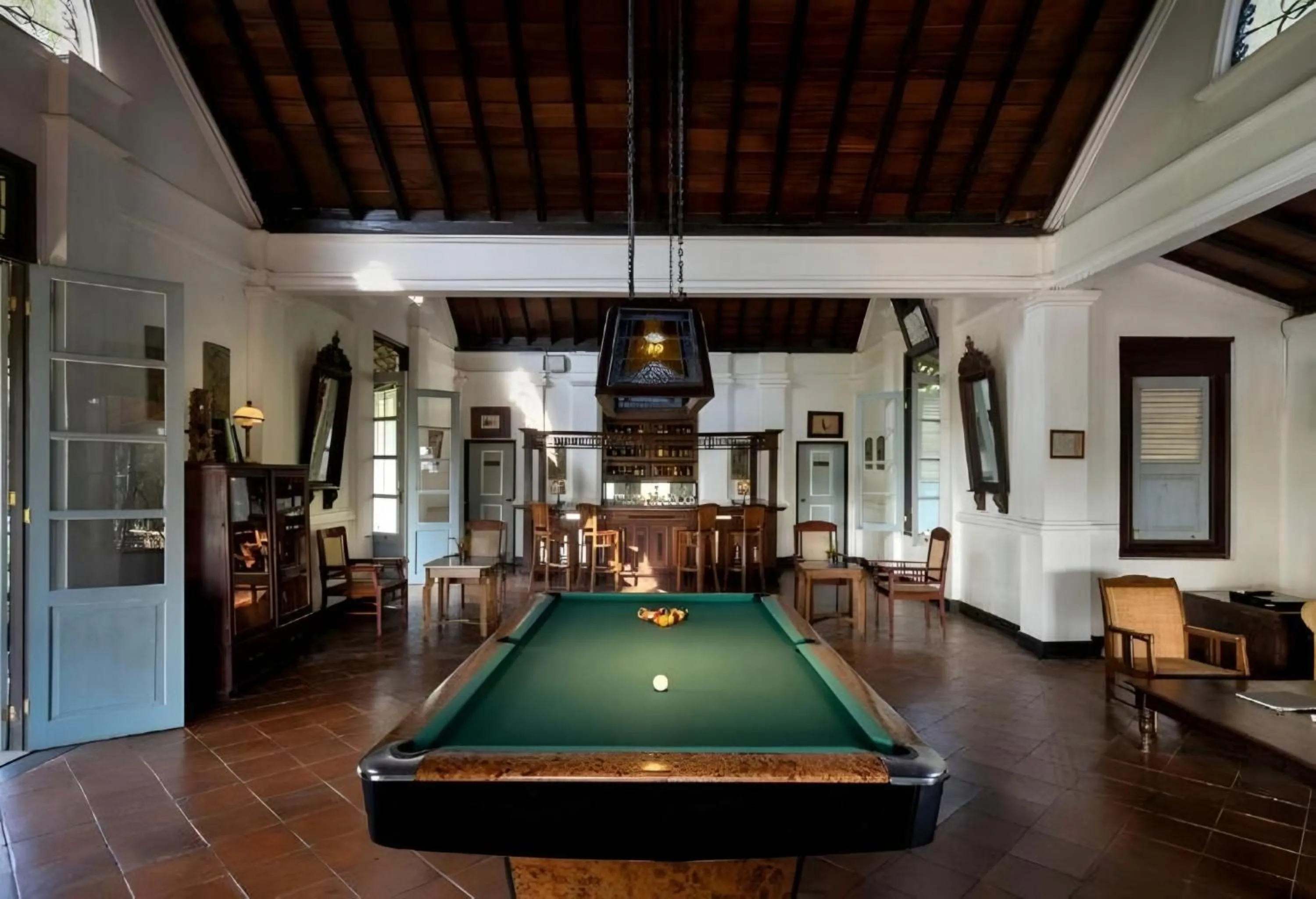 Billiard in MesaStila Resort and Spa