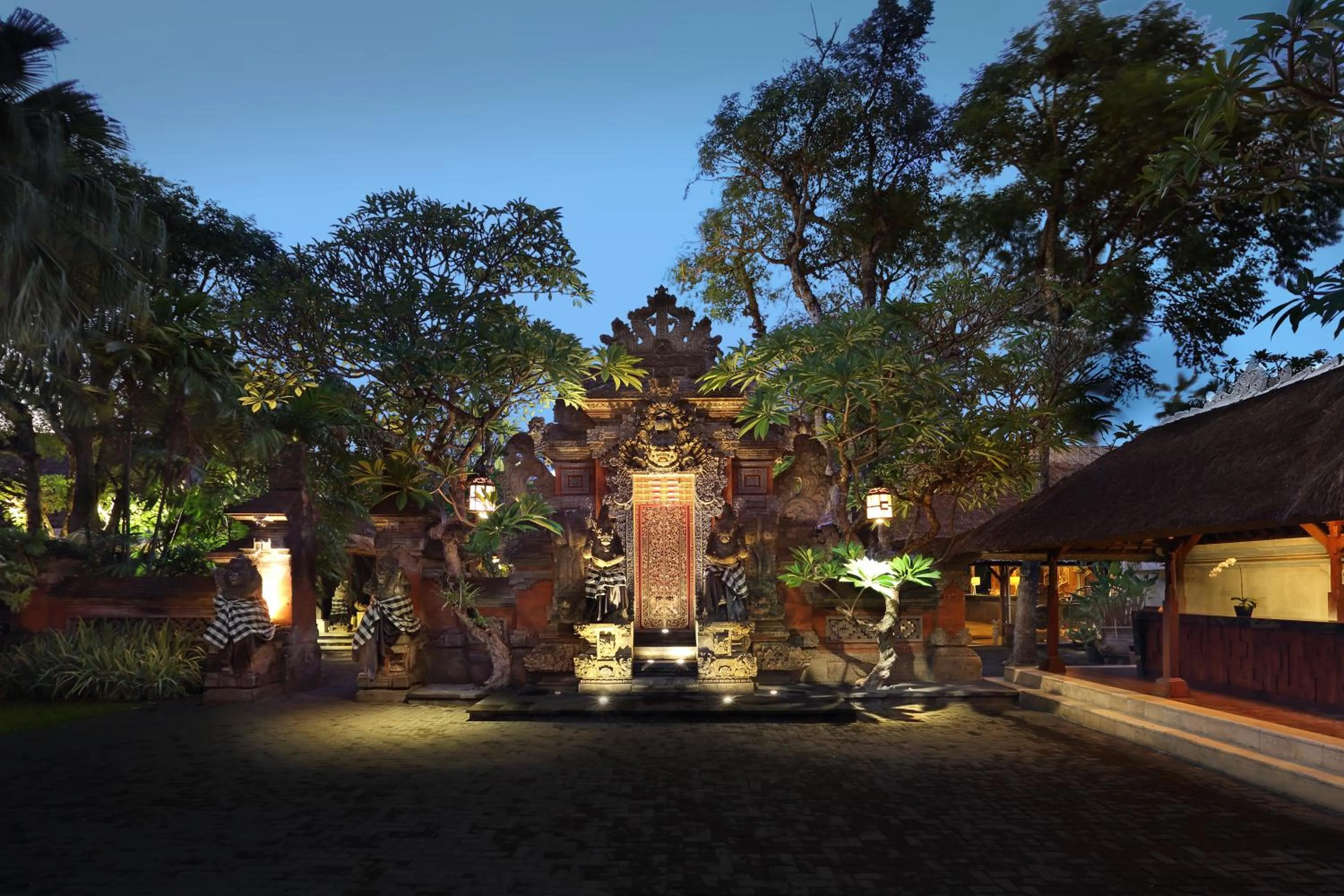 Facade/entrance in Puri Santrian Beach Resort And Spa