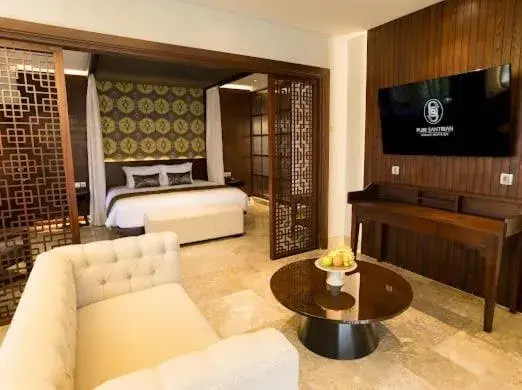 Living room in Puri Santrian Beach Resort And Spa Living room in Puri Santrian Beach Resort And Spa