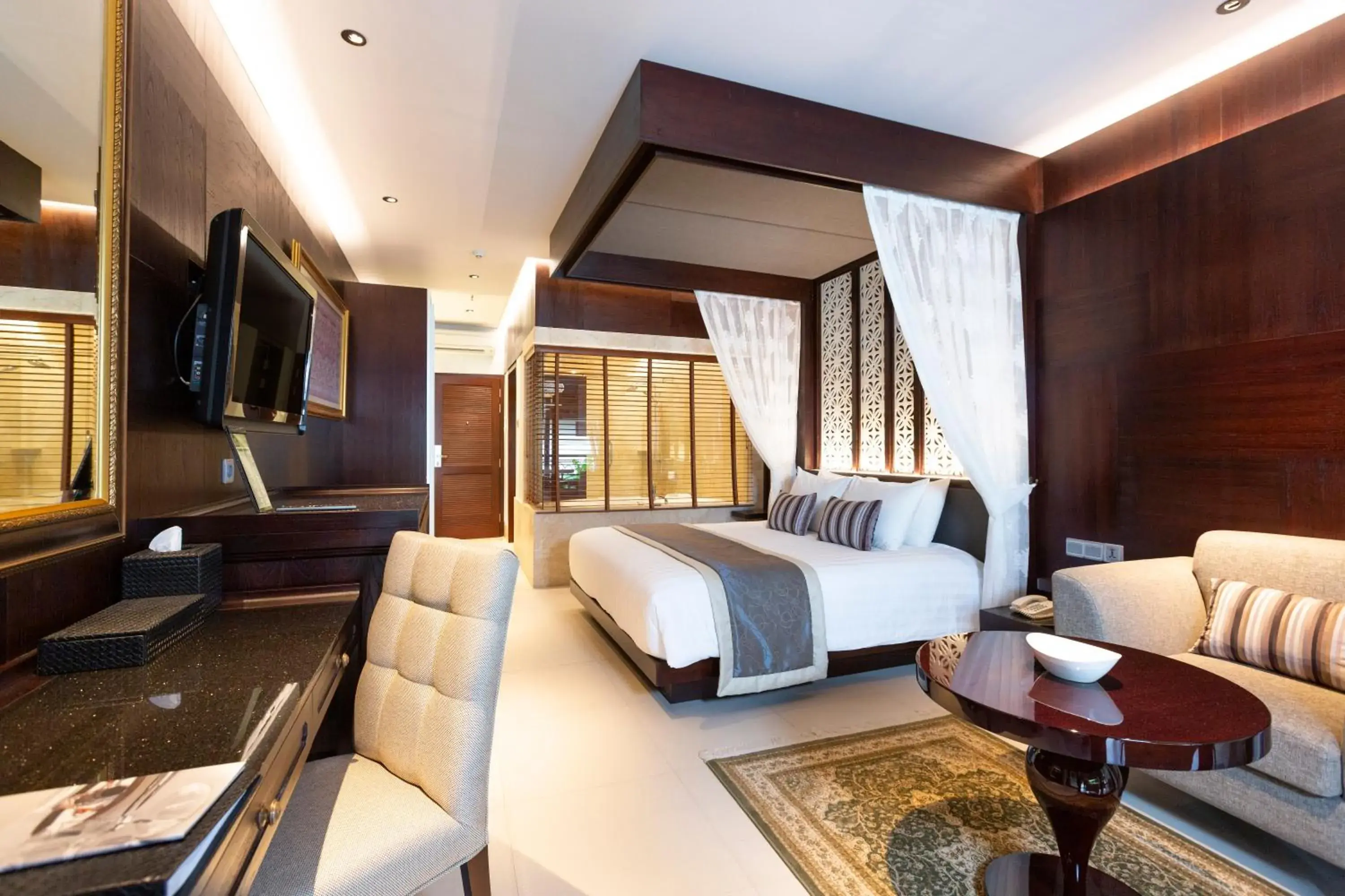 Bedroom, Bed in Puri Santrian Beach Resort And Spa Bedroom, Bed in Puri Santrian Beach Resort And Spa