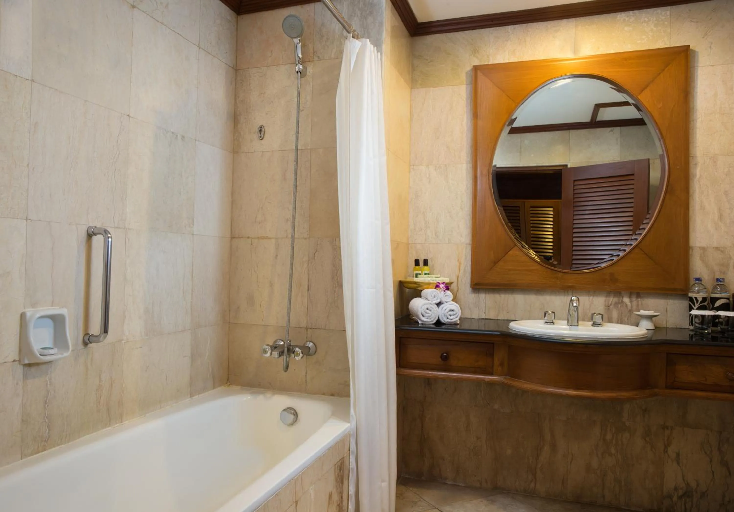 Bathroom in Puri Santrian Beach Resort And Spa