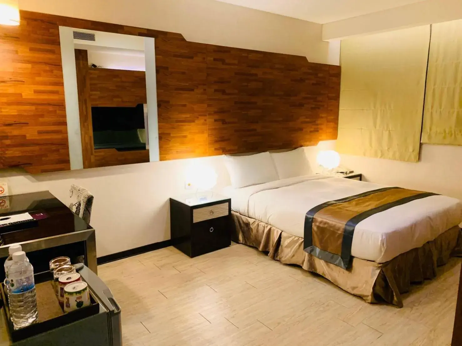 Bed in Kaishen Sinsu Hotel Bed in Kaishen Sinsu Hotel