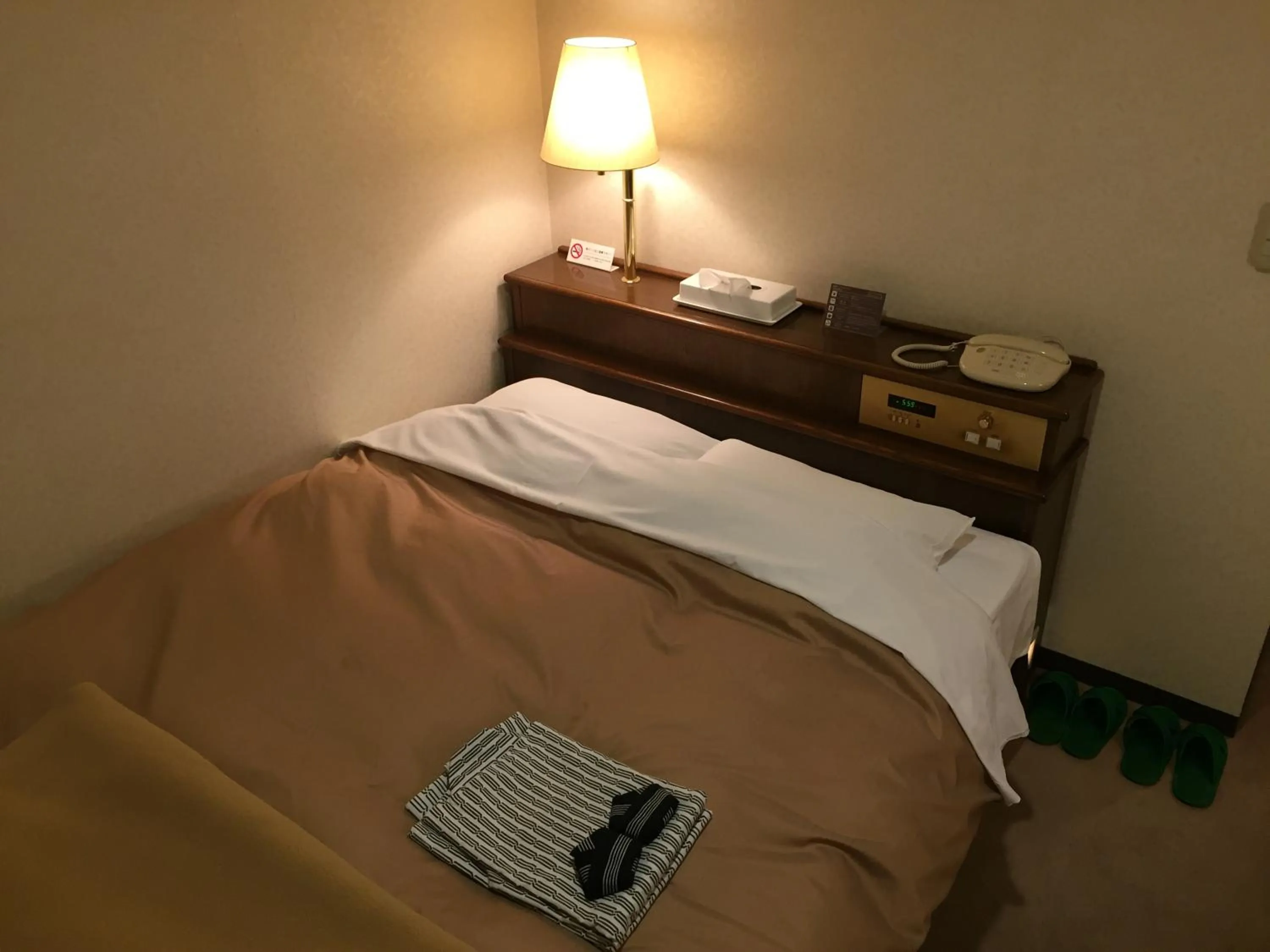 Bed in Hotel Crown Hills Kitami