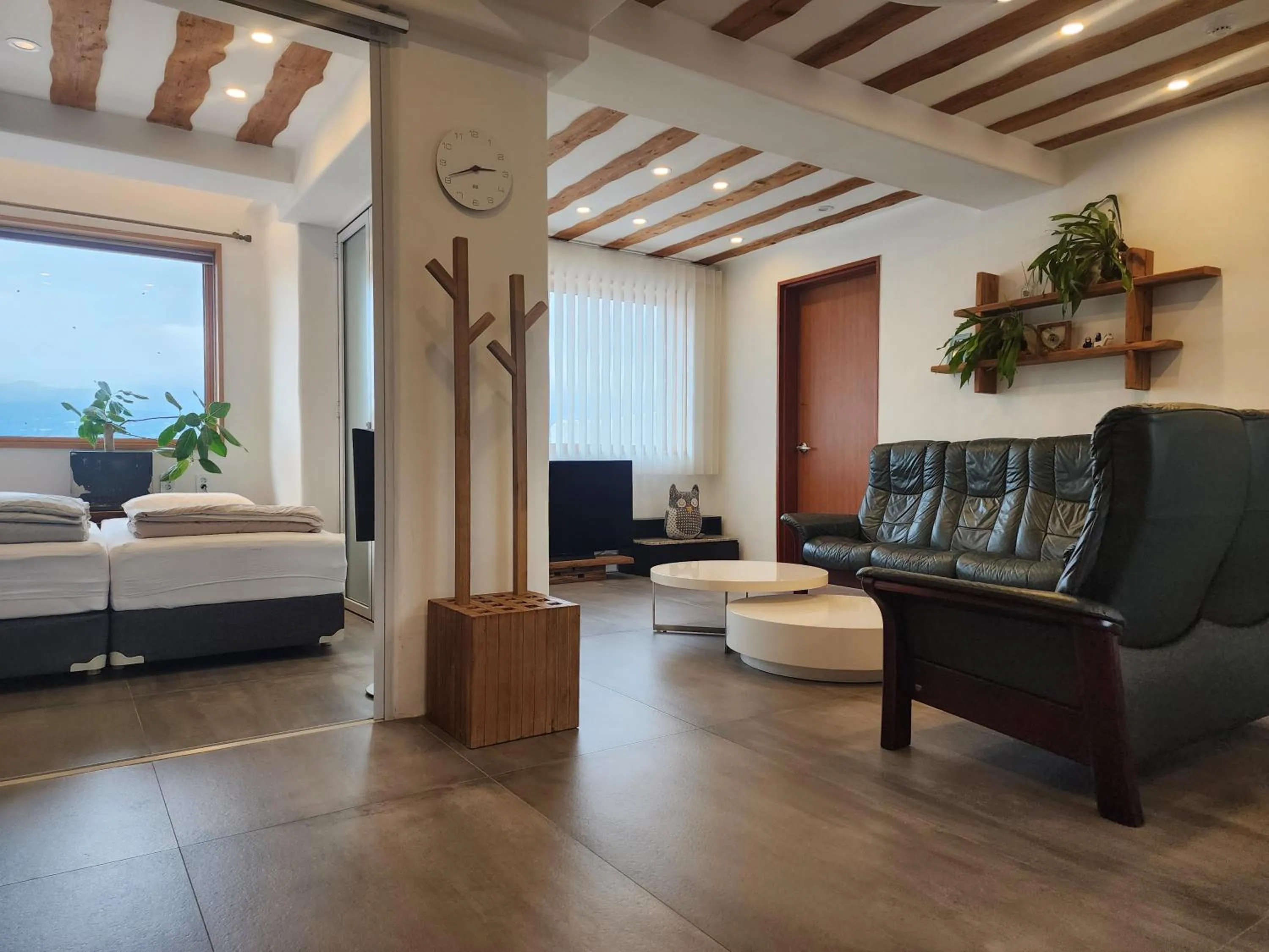 Bed in Palm Tree Villa