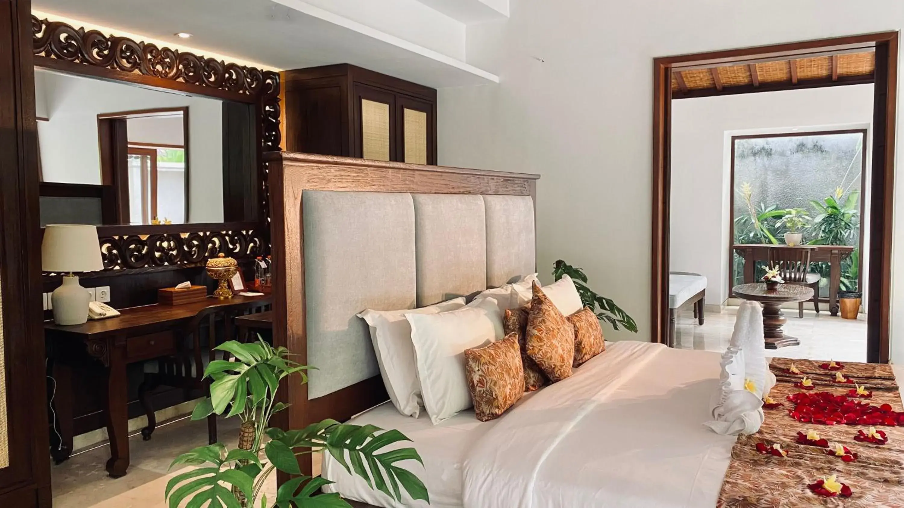 Bed in Aria Exclusive Villas & SPA Bed in Aria Exclusive Villas & SPA