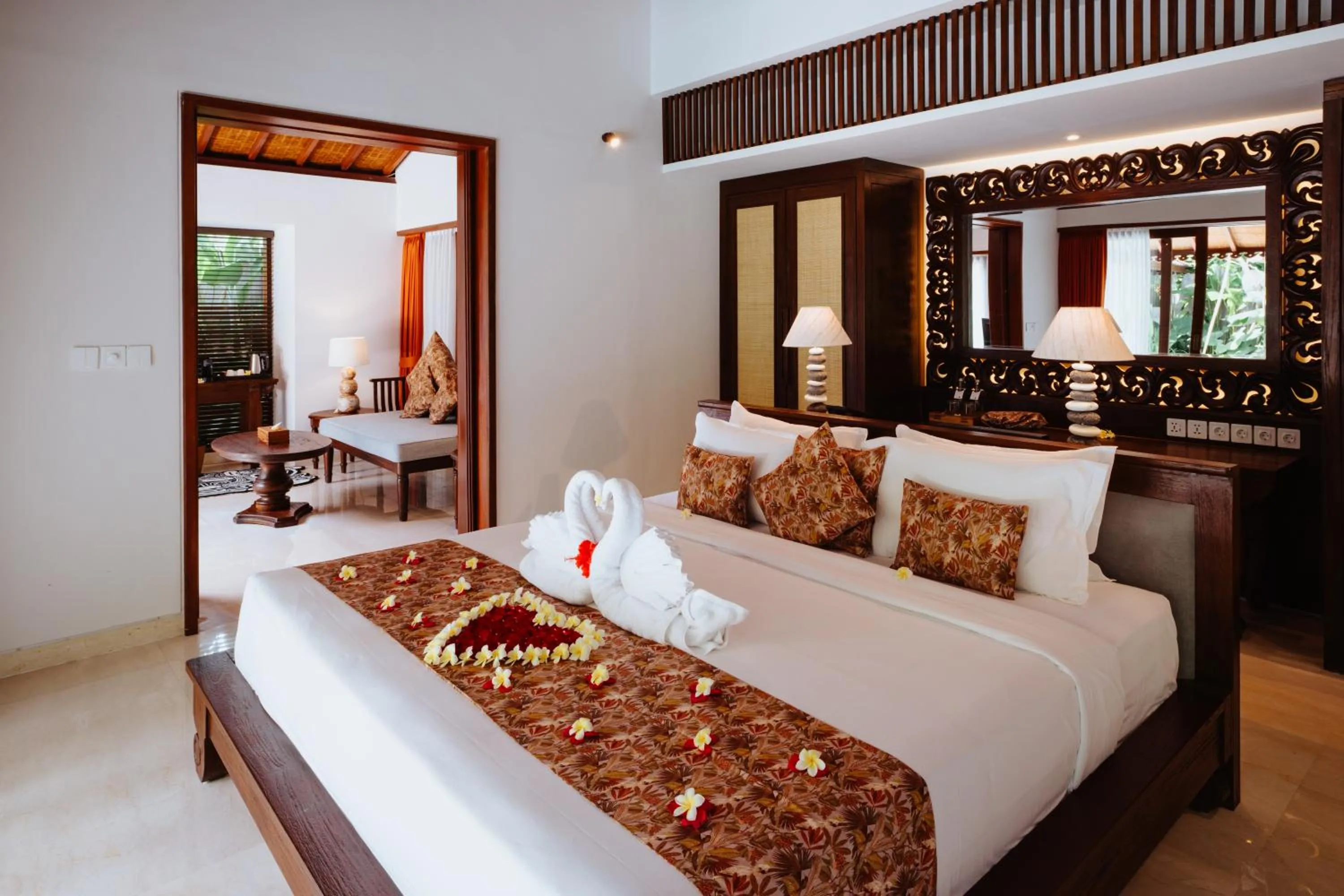 Bed in Aria Exclusive Villas & SPA