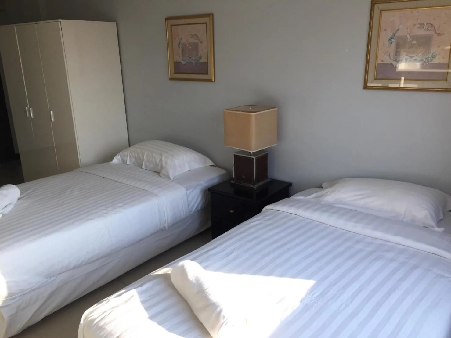 Bed in ibeyond Apartment Romklao Suvarnabhumi