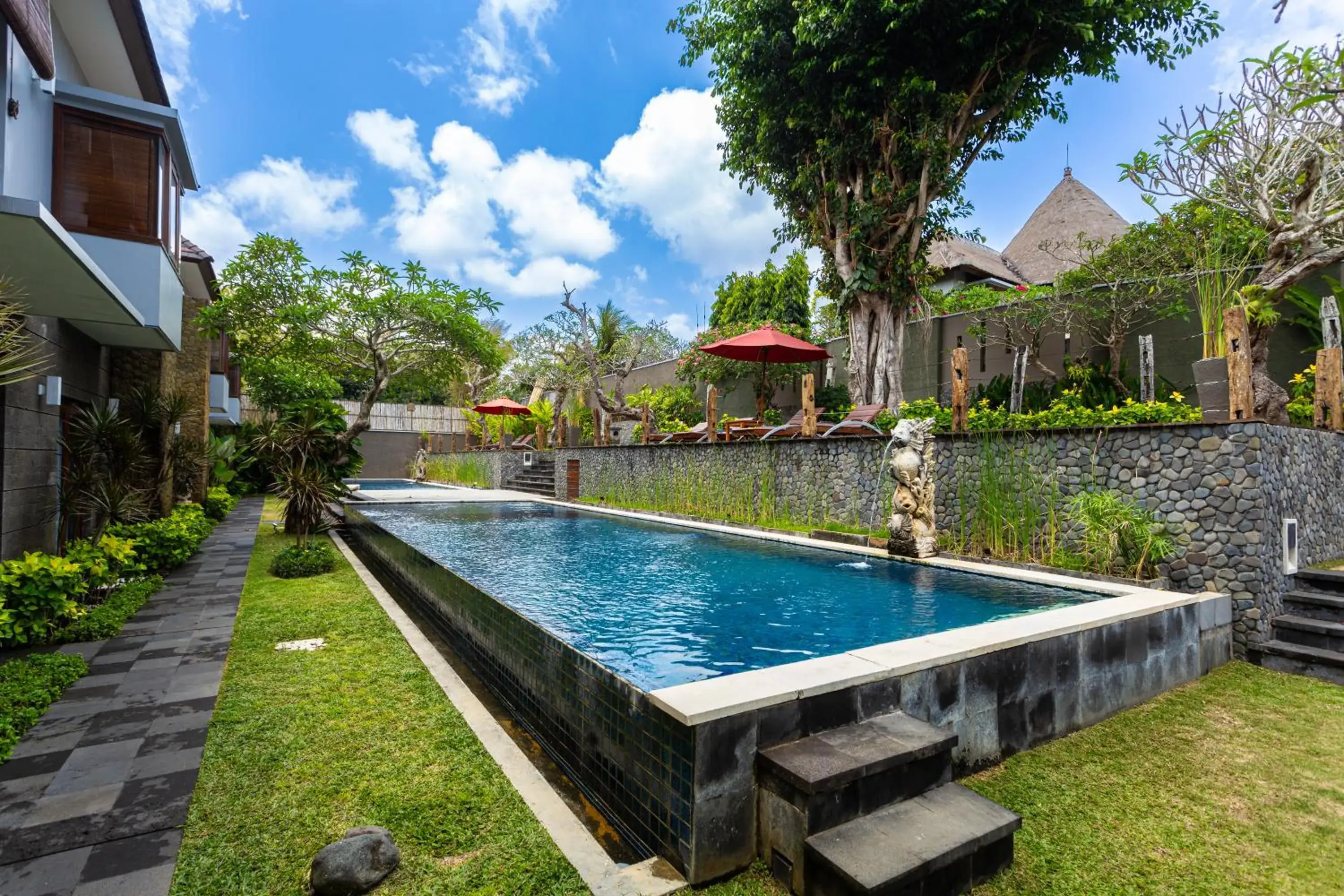 Pool view in Abi Bali Resort and Villa Pool view in Abi Bali Resort and Villa