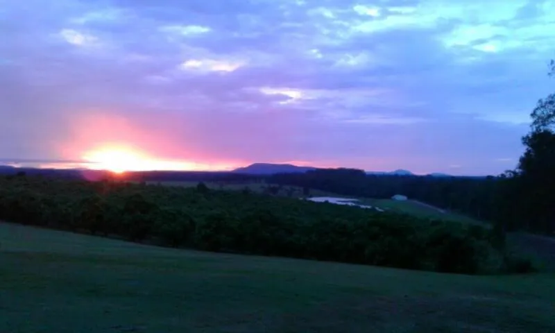 Mountain view in Lake Barra Cottages