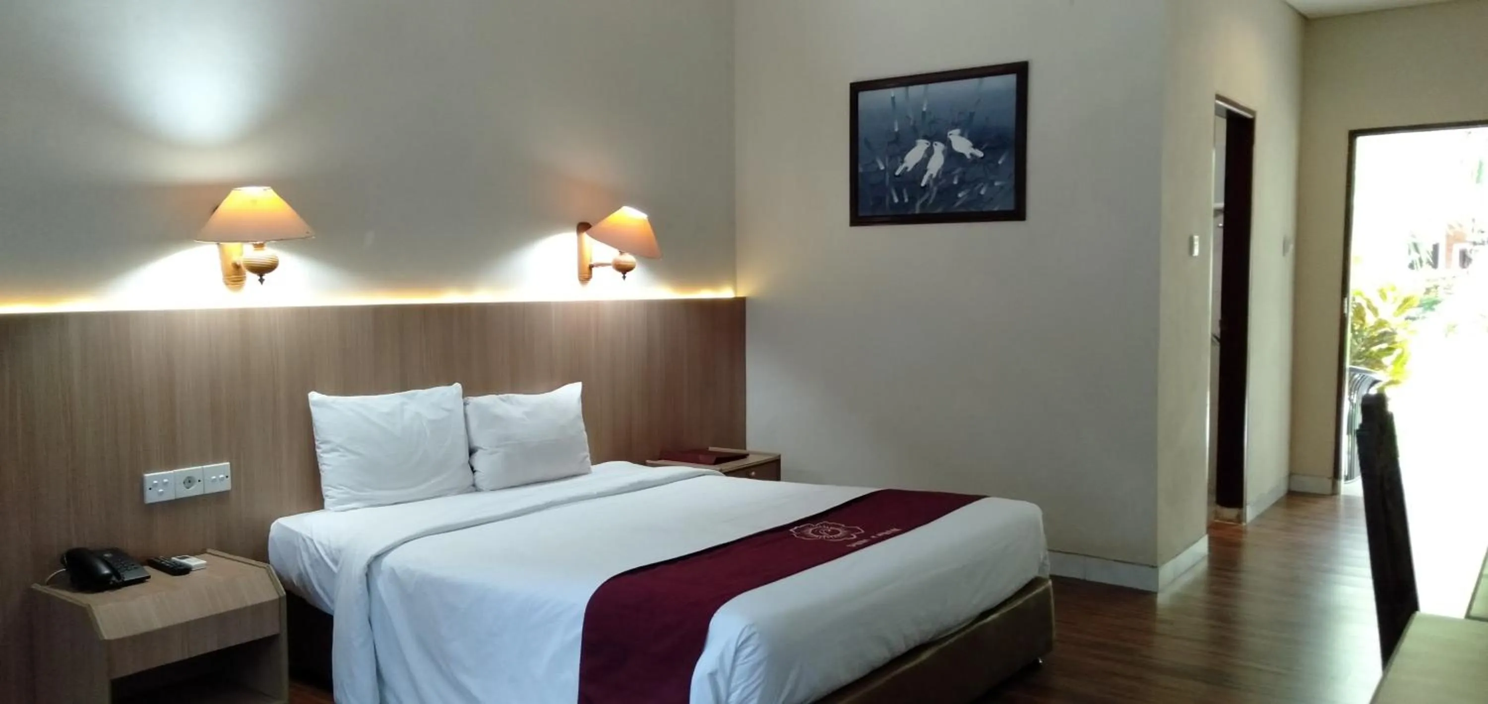 Property building, Bed in Puri Saron Senggigi Hotel