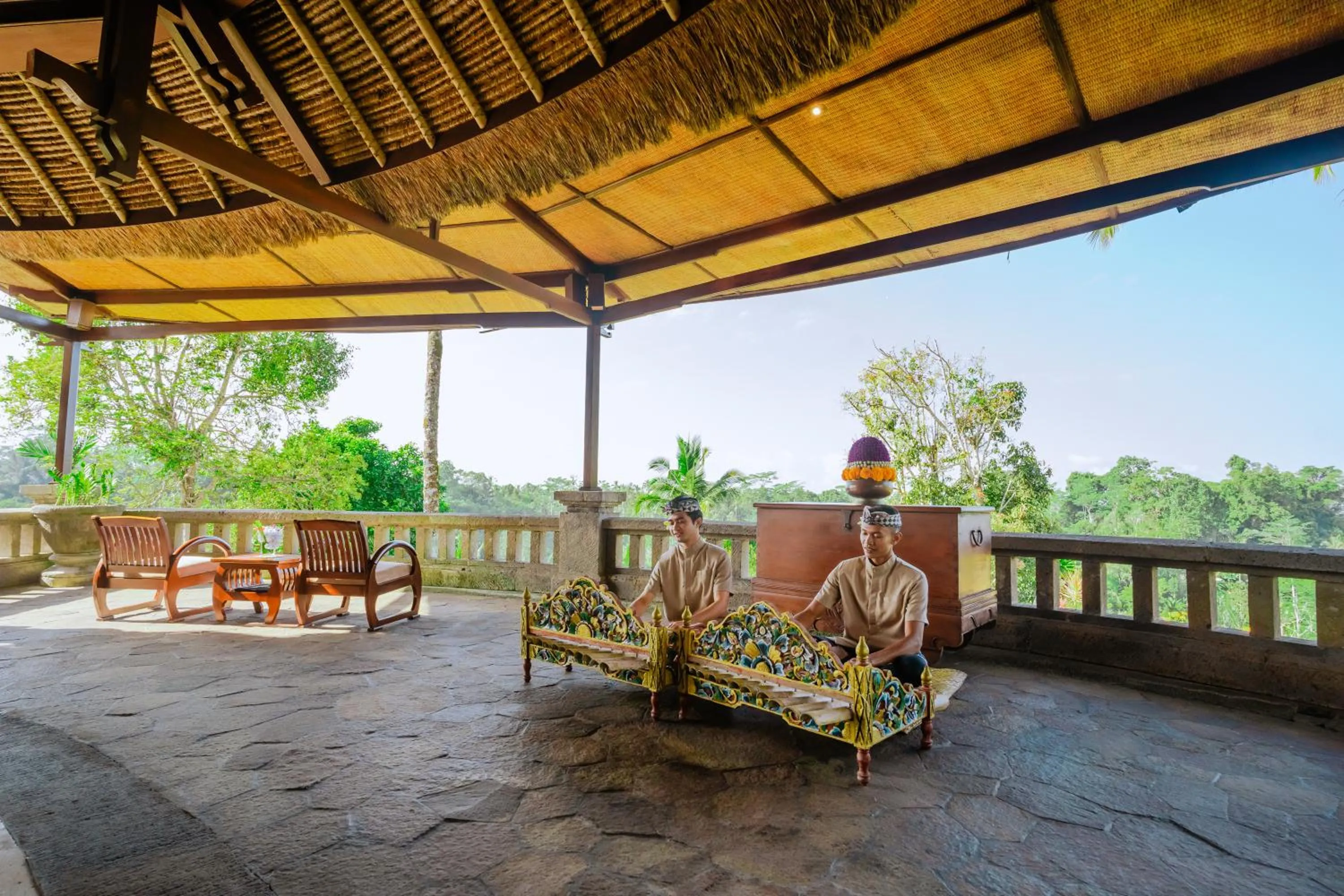Lobby or reception in Bagus Jati Health & Wellbeing Retreat