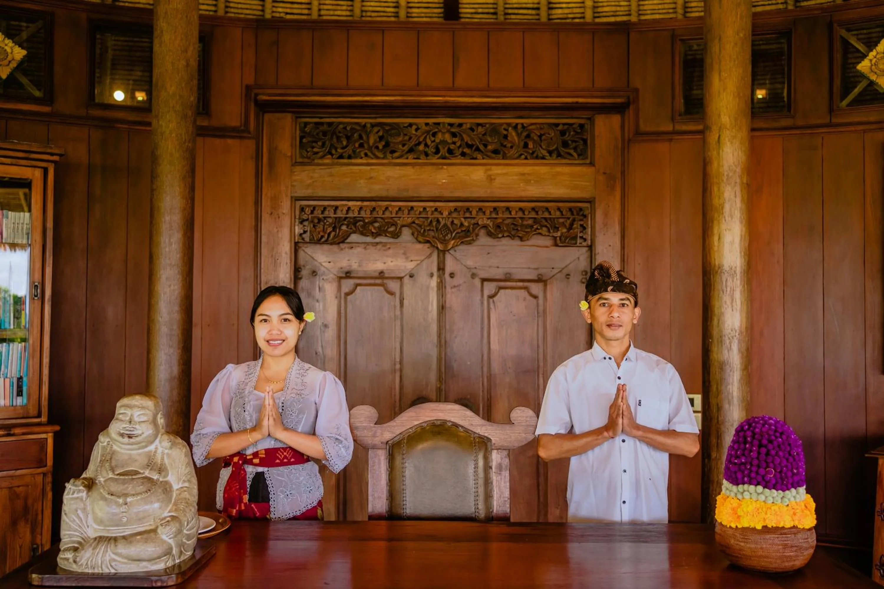 Lobby or reception in Bagus Jati Health & Wellbeing Retreat