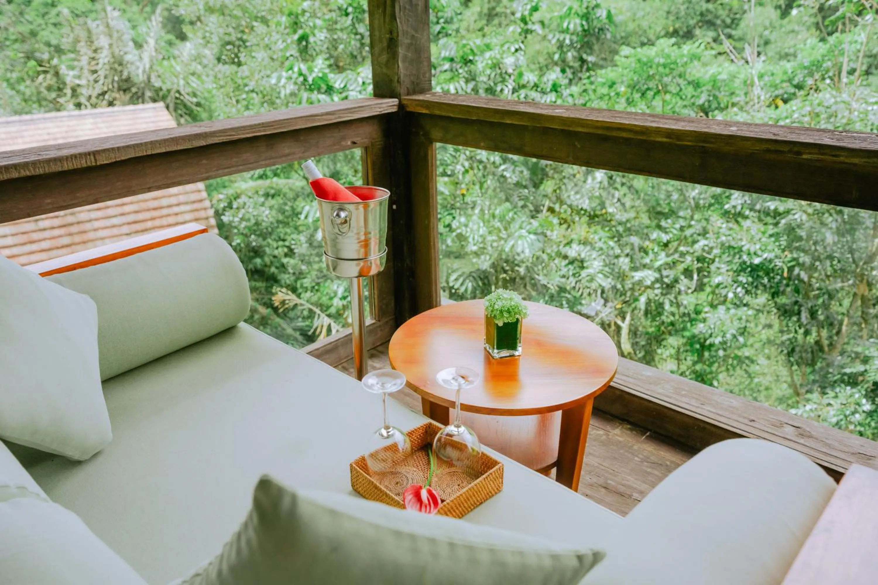 Living room in Bagus Jati Health & Wellbeing Retreat