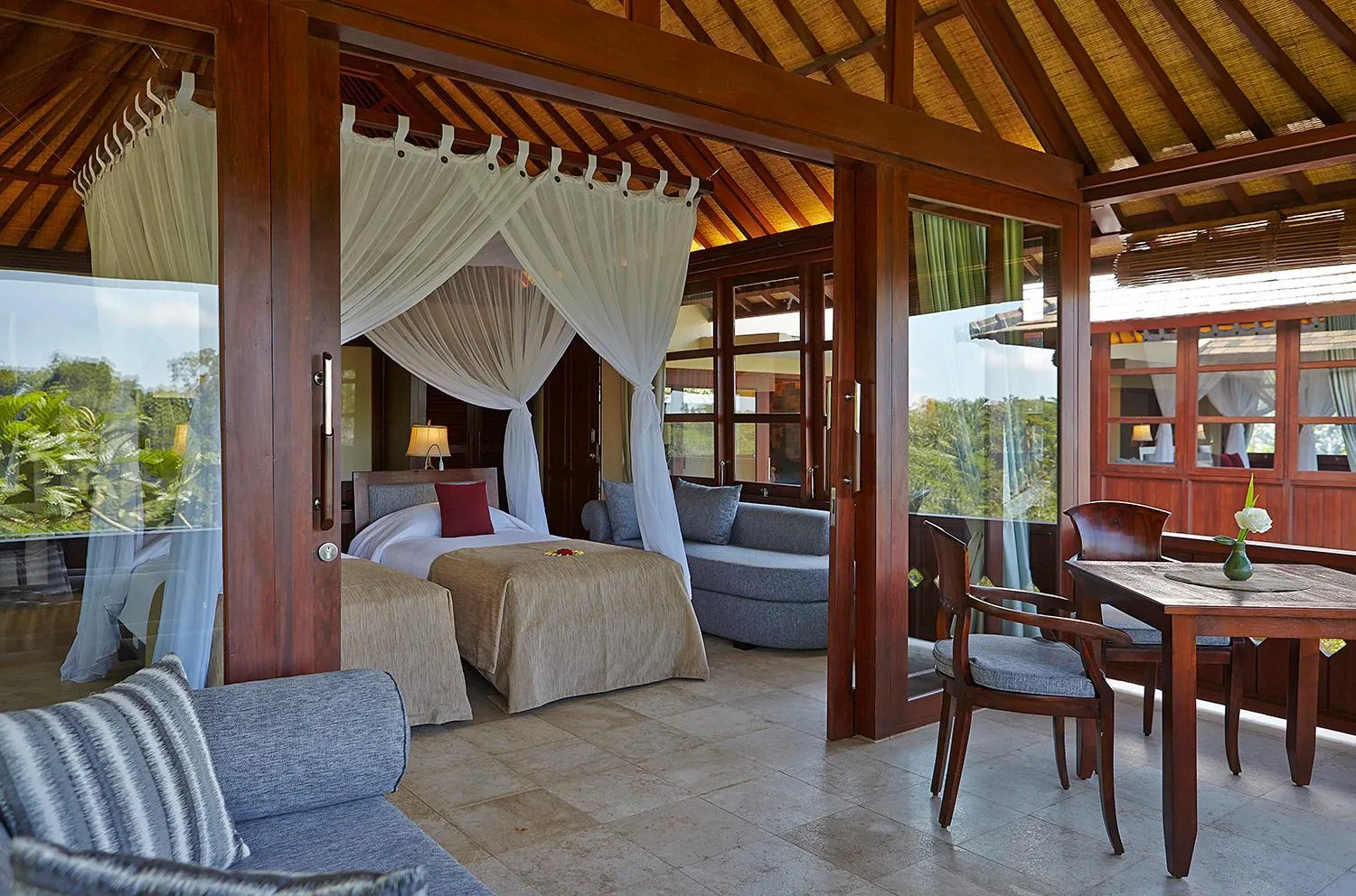 Balcony/Terrace in Bagus Jati Health & Wellbeing Retreat