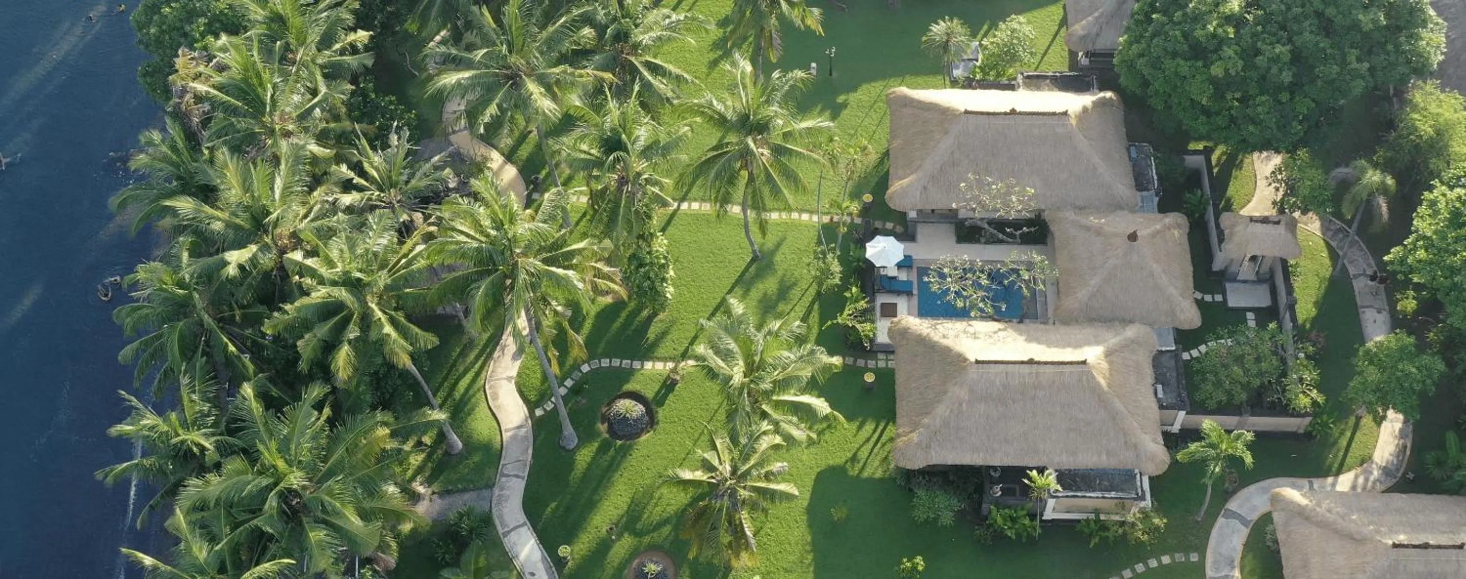 Bird's eye view in Puri Bagus Lovina