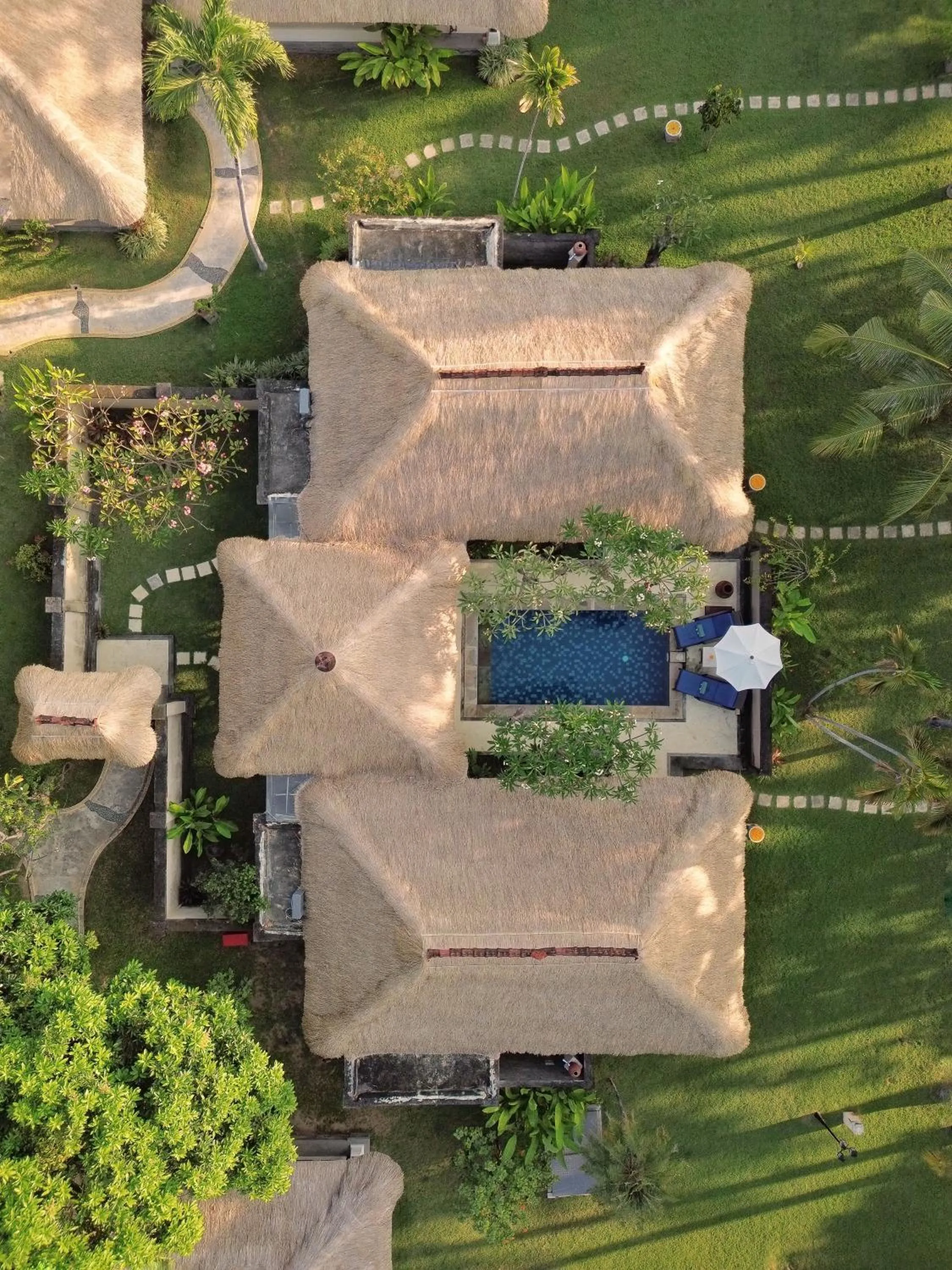 Bird's eye view in Puri Bagus Lovina