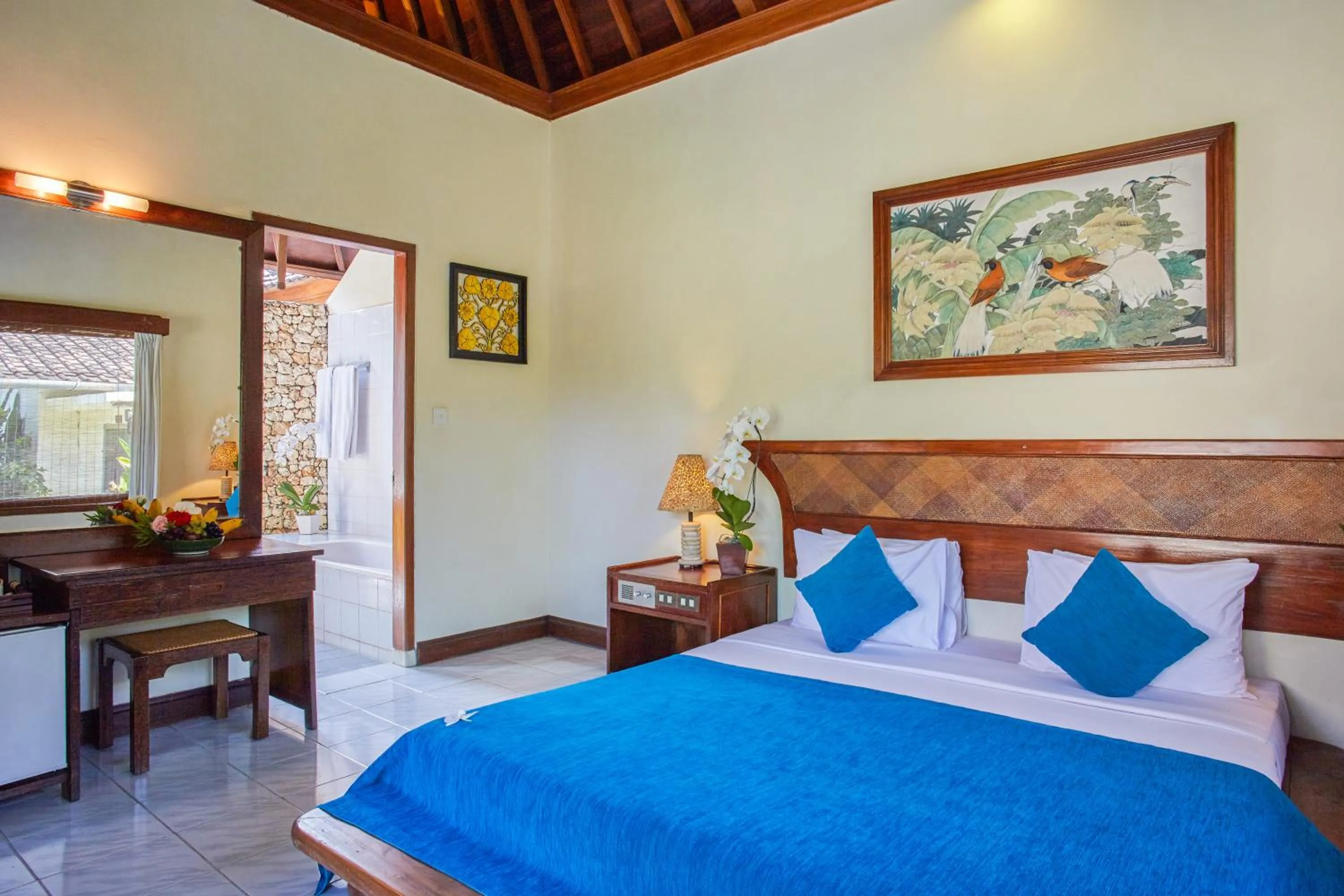 Bed in Puri Bagus Candidasa