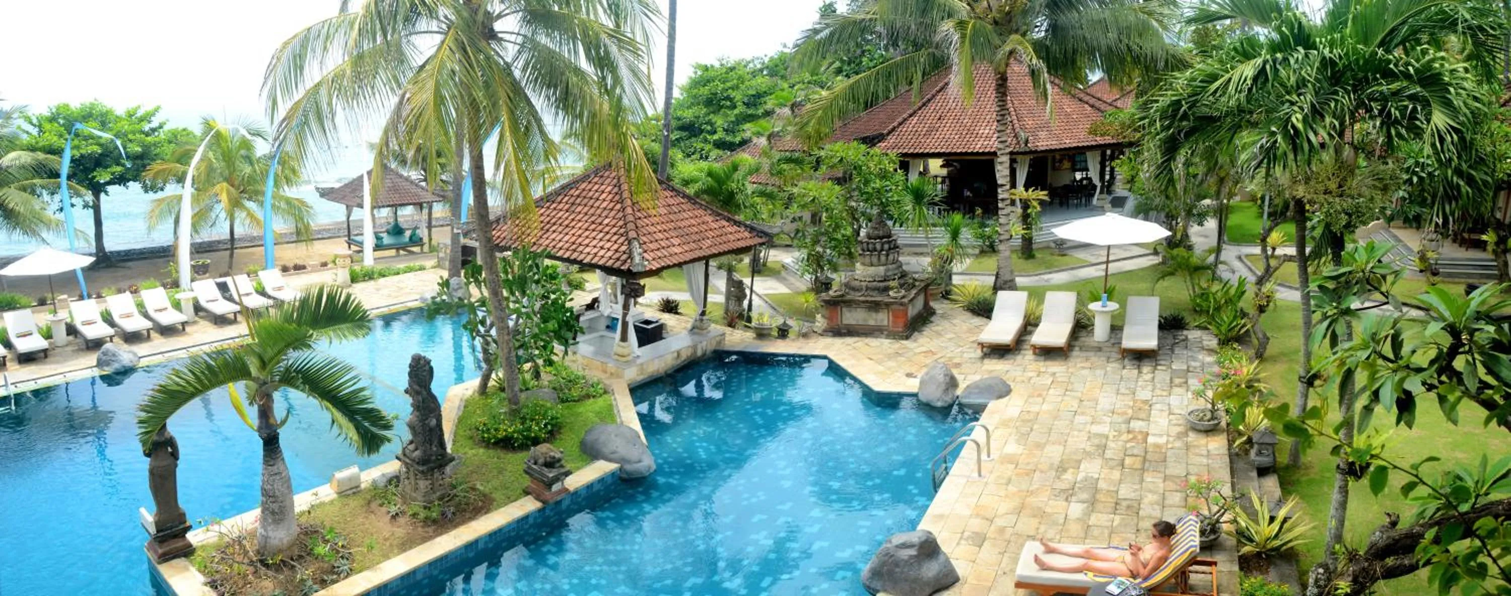 Swimming pool in Puri Bagus Candidasa