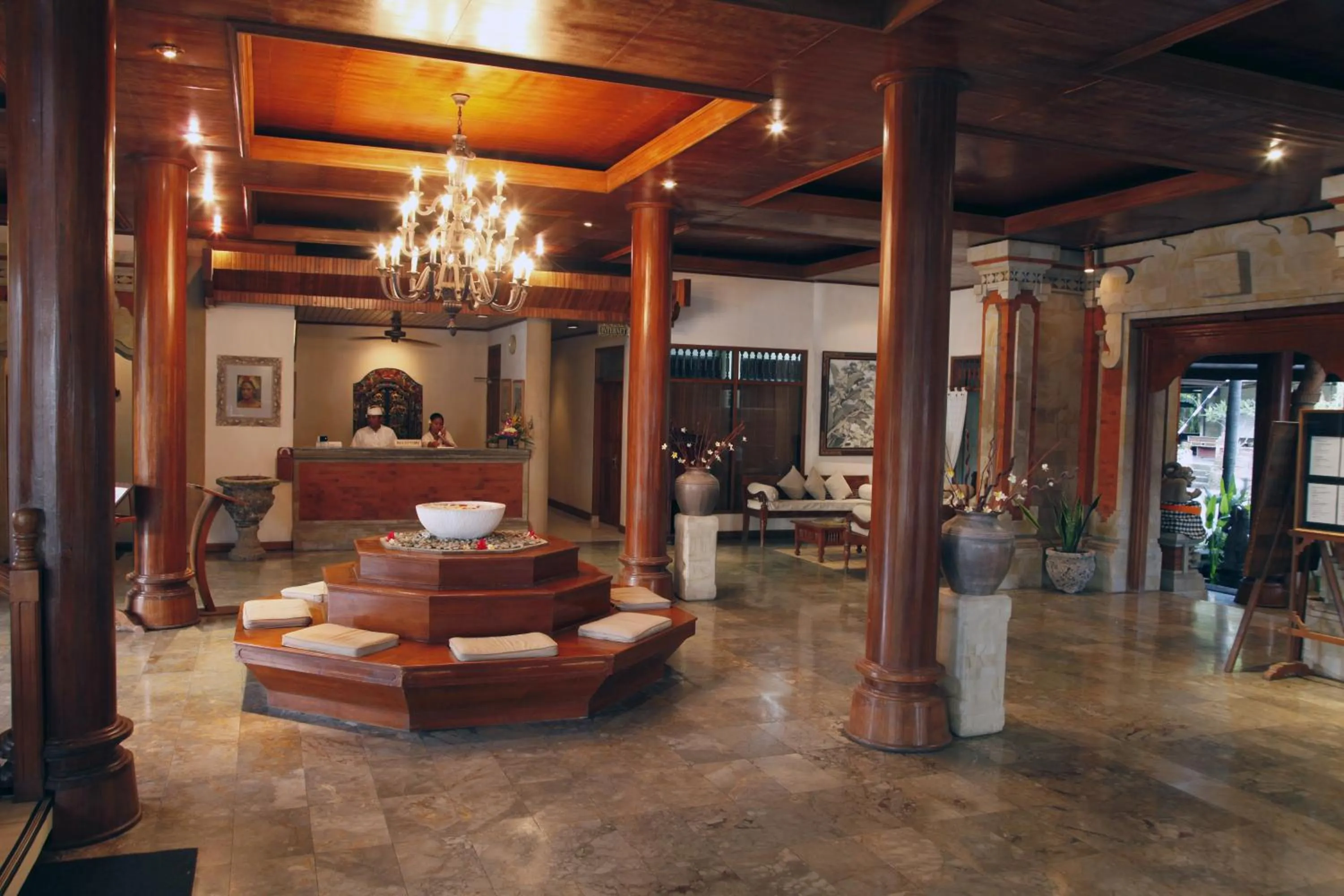 Lobby or reception in Puri Bagus Candidasa