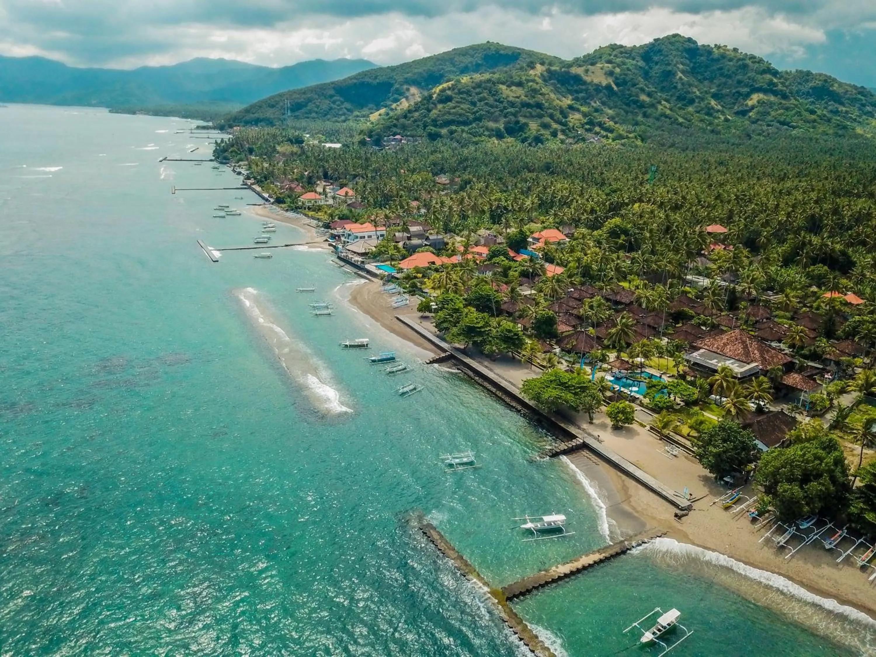 Bird's eye view in Puri Bagus Candidasa