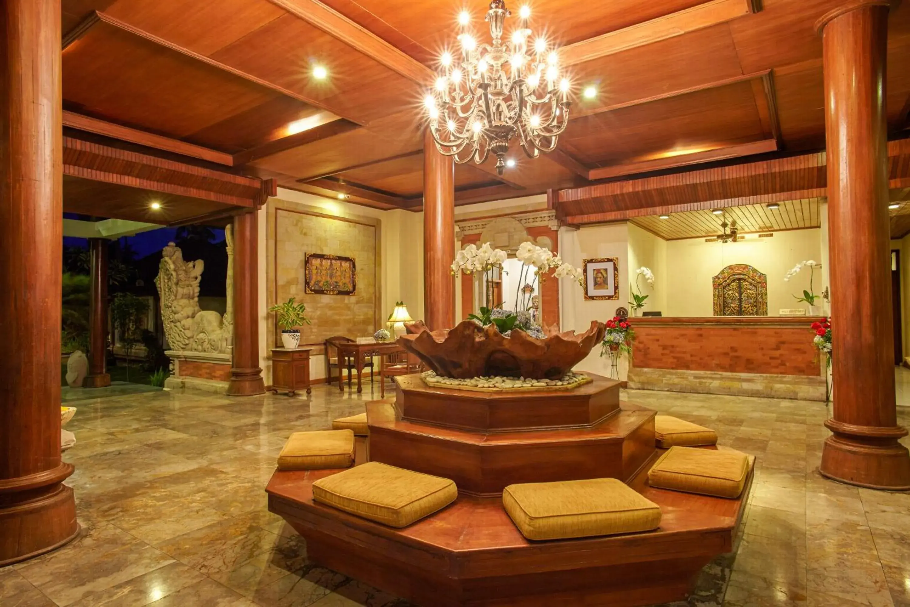 Lobby or reception in Puri Bagus Candidasa Lobby or reception in Puri Bagus Candidasa
