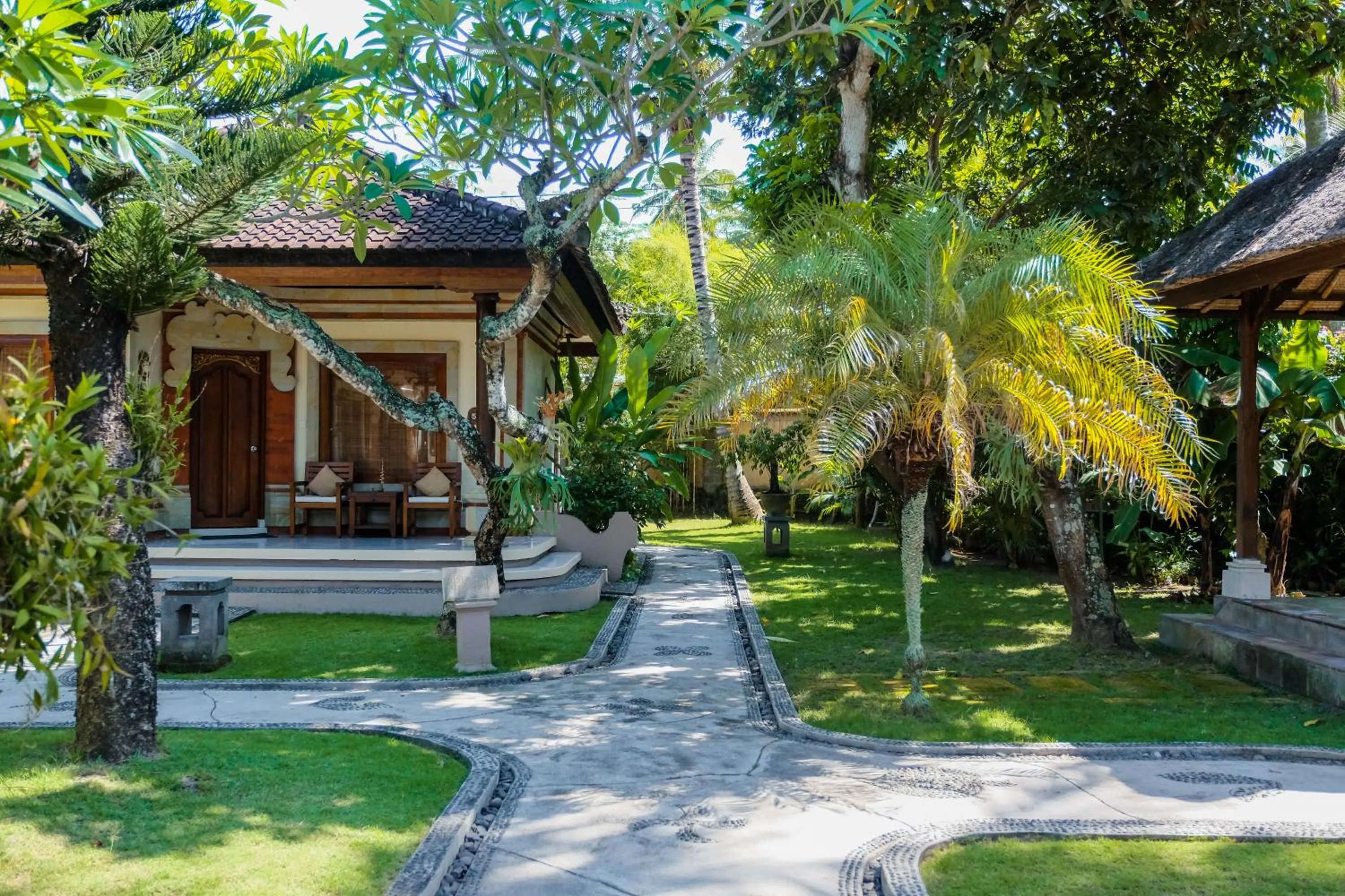 Facade/entrance in Puri Bagus Candidasa