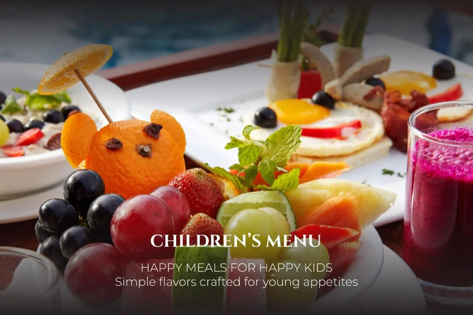 Food and drinks in Puri Bagus Candidasa