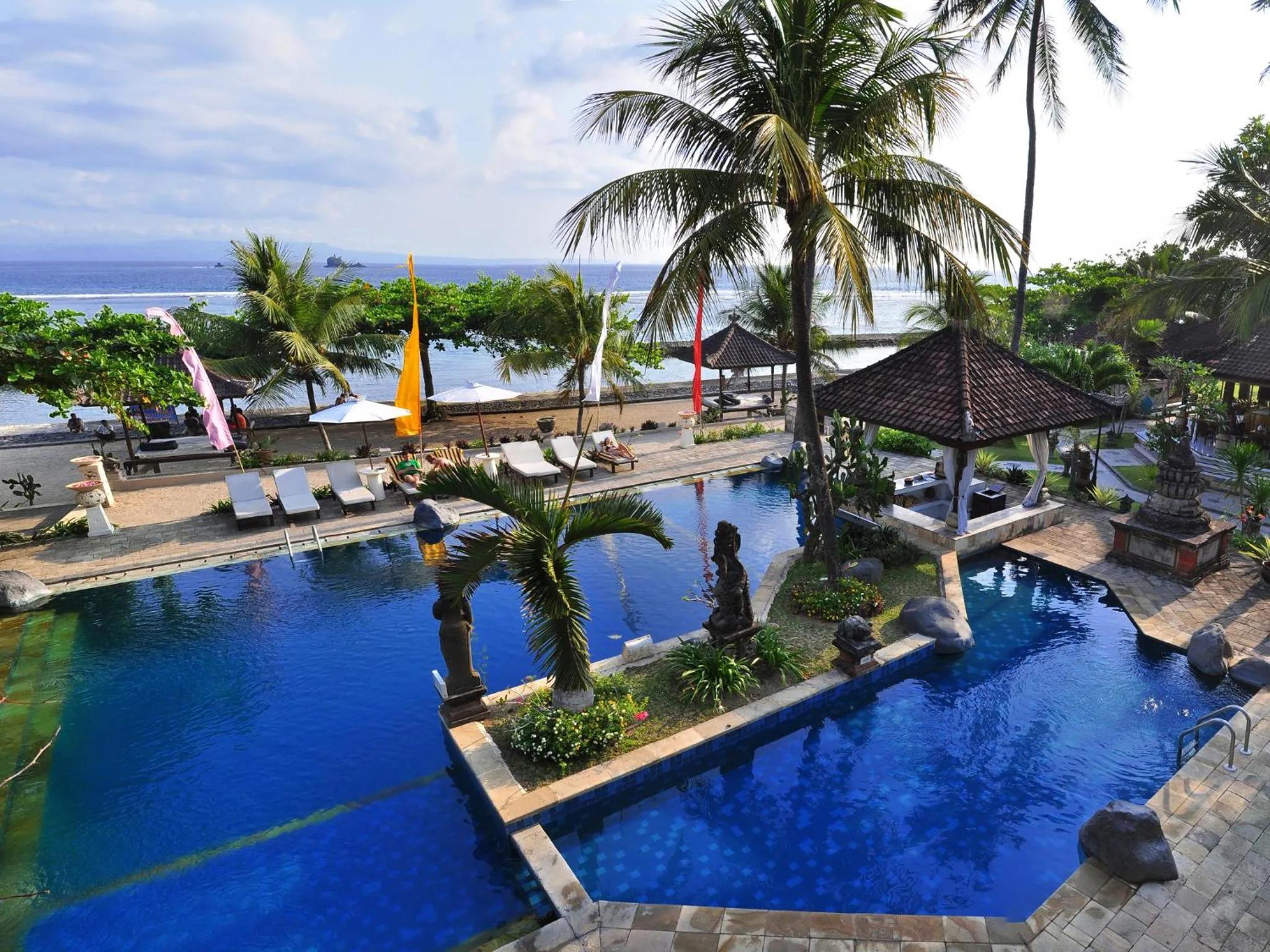 Swimming pool in Puri Bagus Candidasa