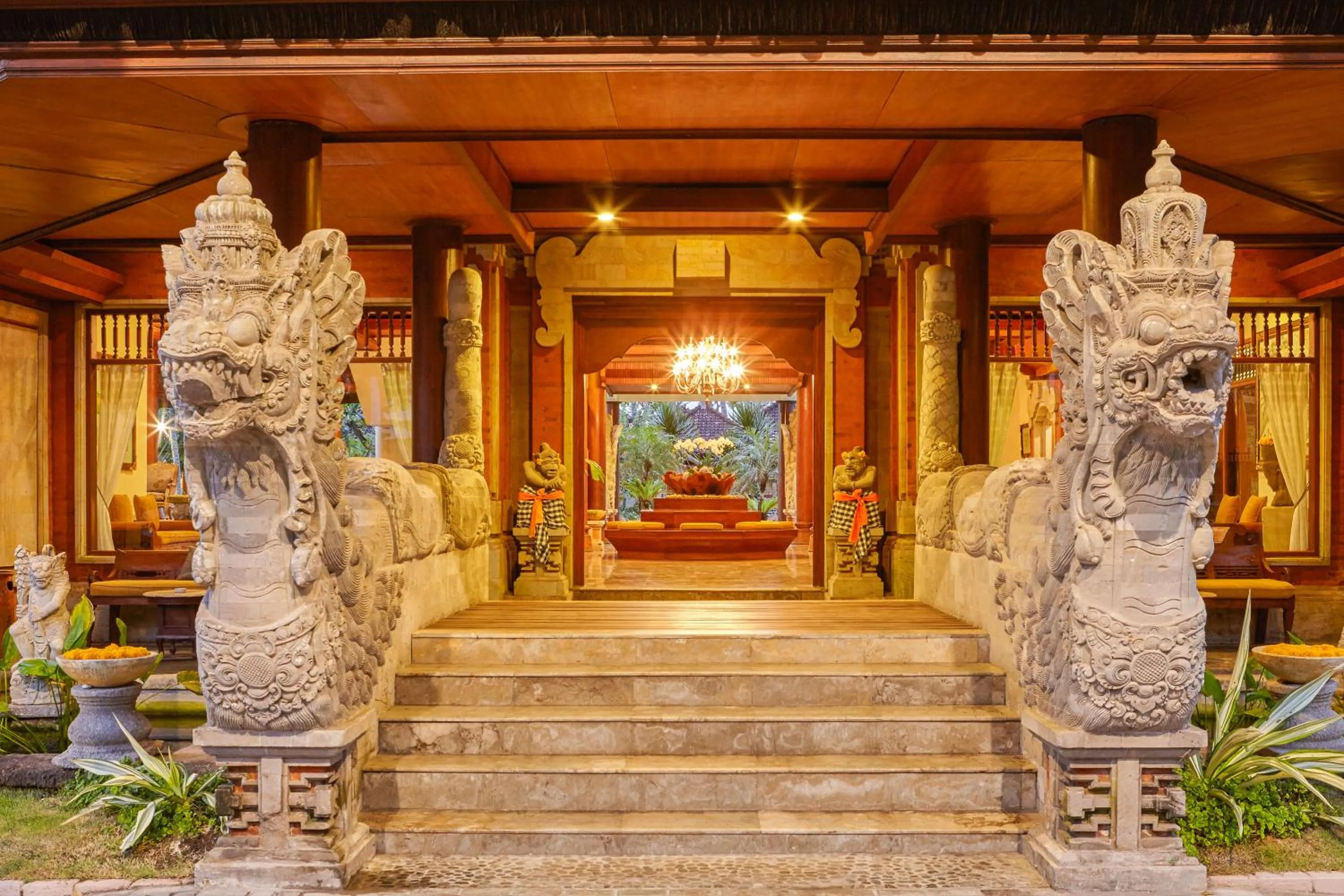 Facade/entrance in Puri Bagus Candidasa