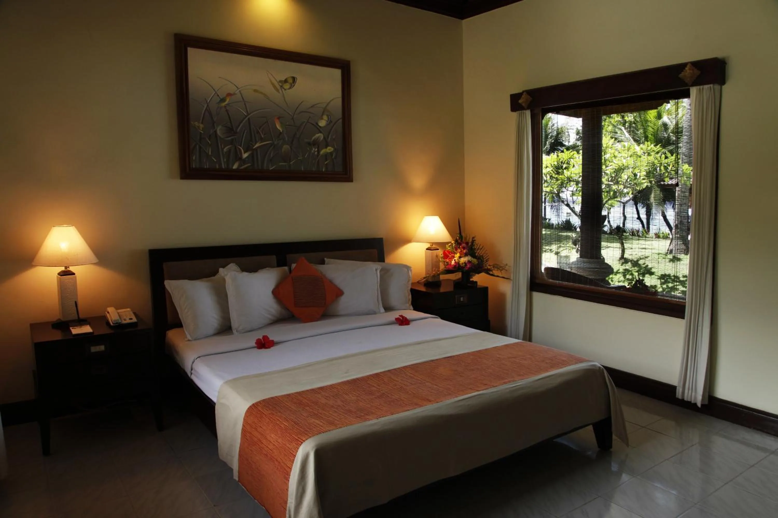 Bed in Puri Bagus Candidasa