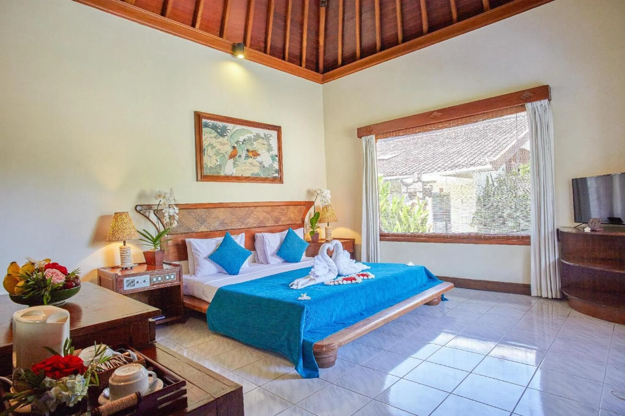 Bed in Puri Bagus Candidasa