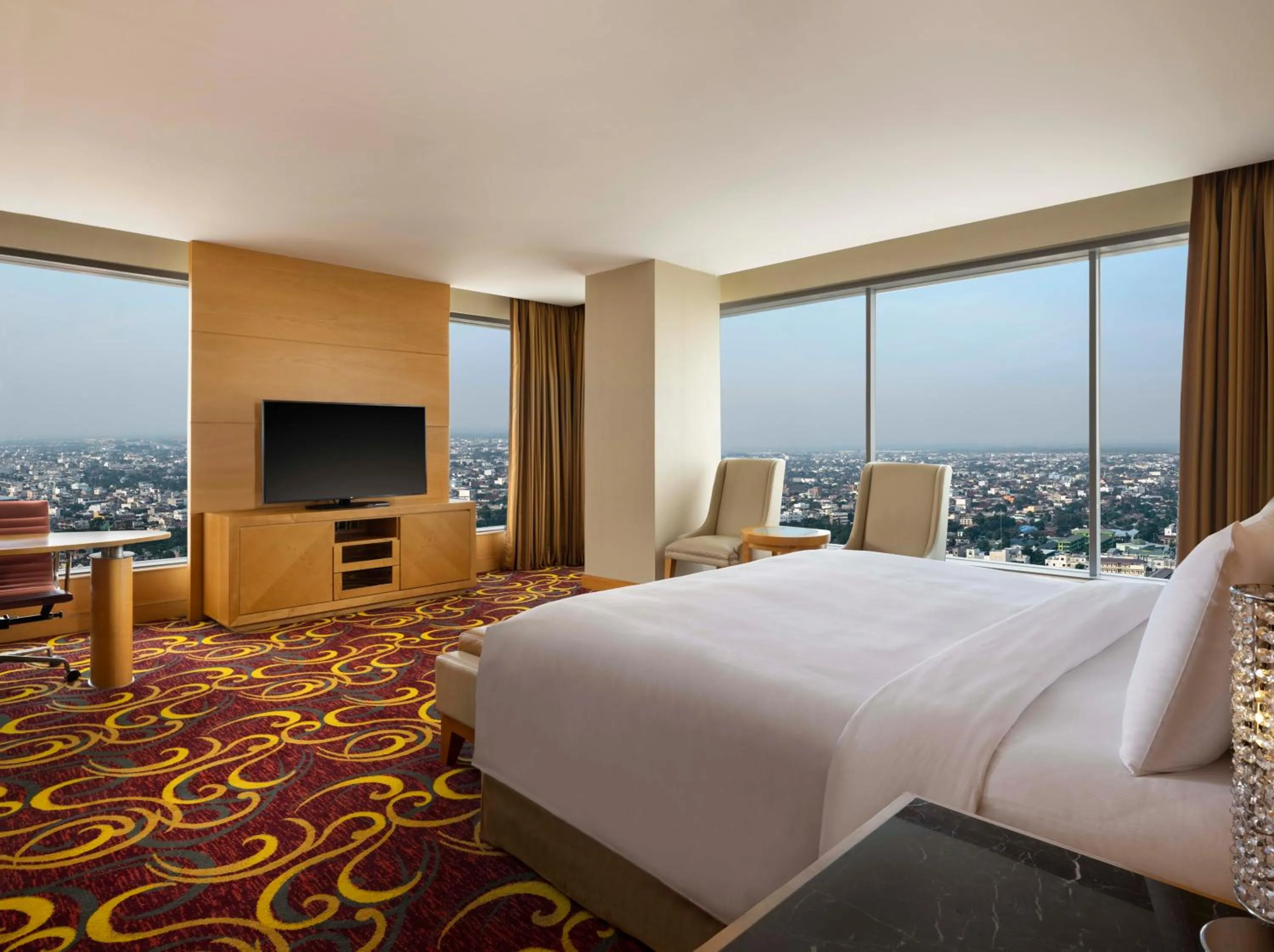 Bed in JW Marriott Hotel Medan