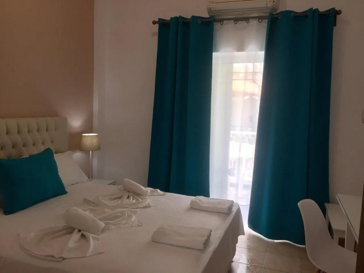 Bedroom, Bed in Christina Apartments