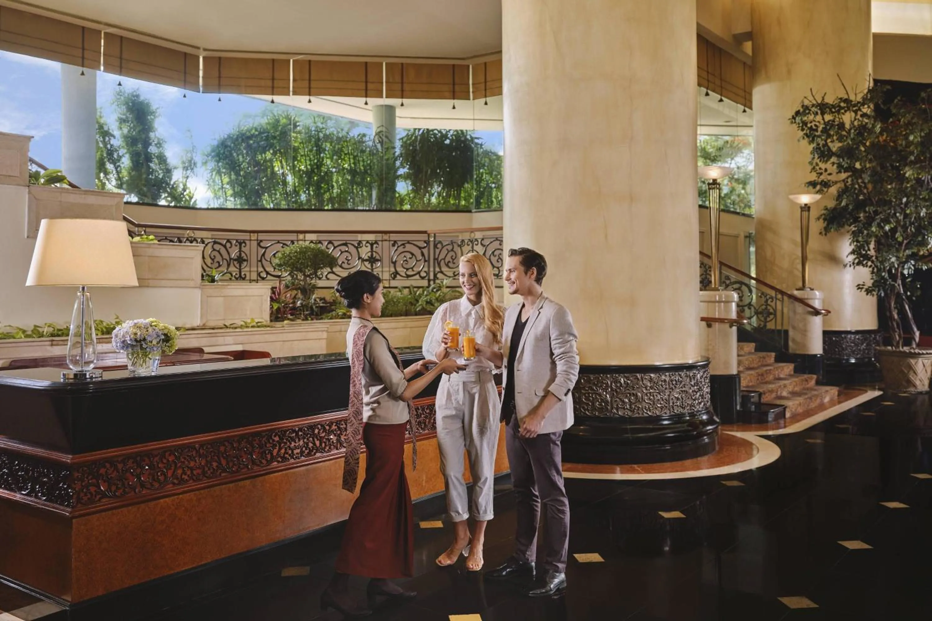 Lobby or reception in JW Marriott Hotel Surabaya
