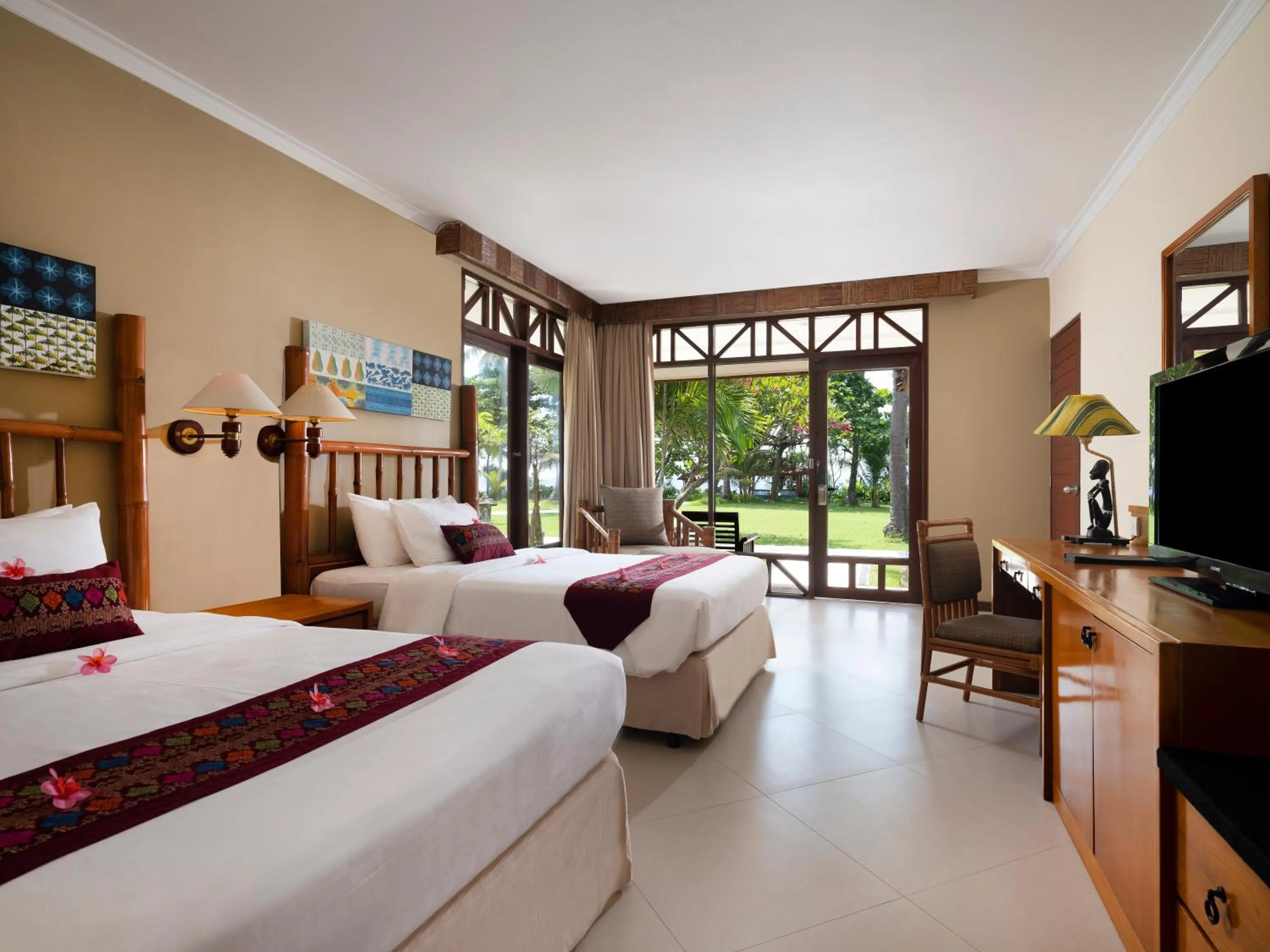 Bedroom, Bed in Holiday Resort Lombok