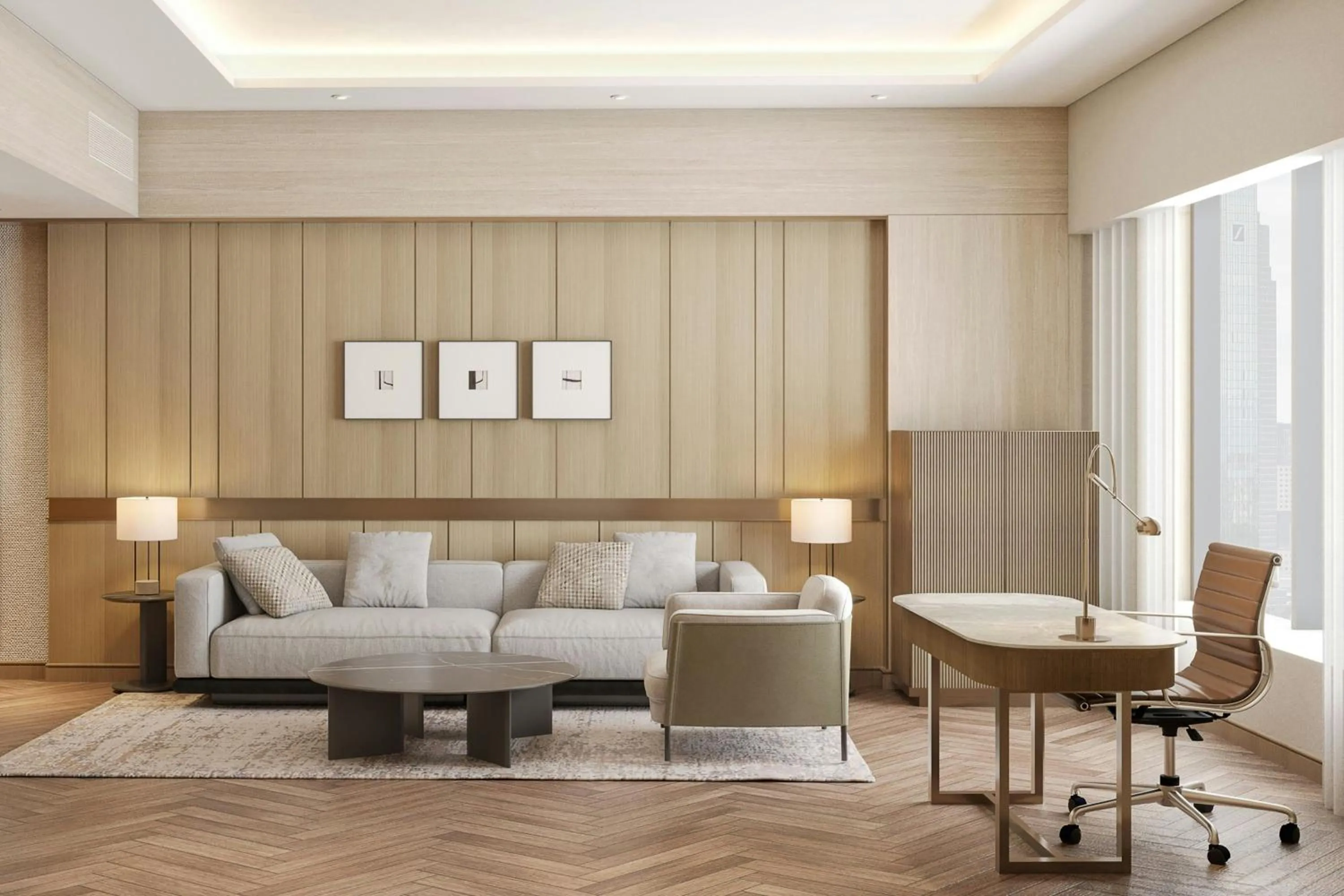 Living room in JW Marriott Hotel Jakarta