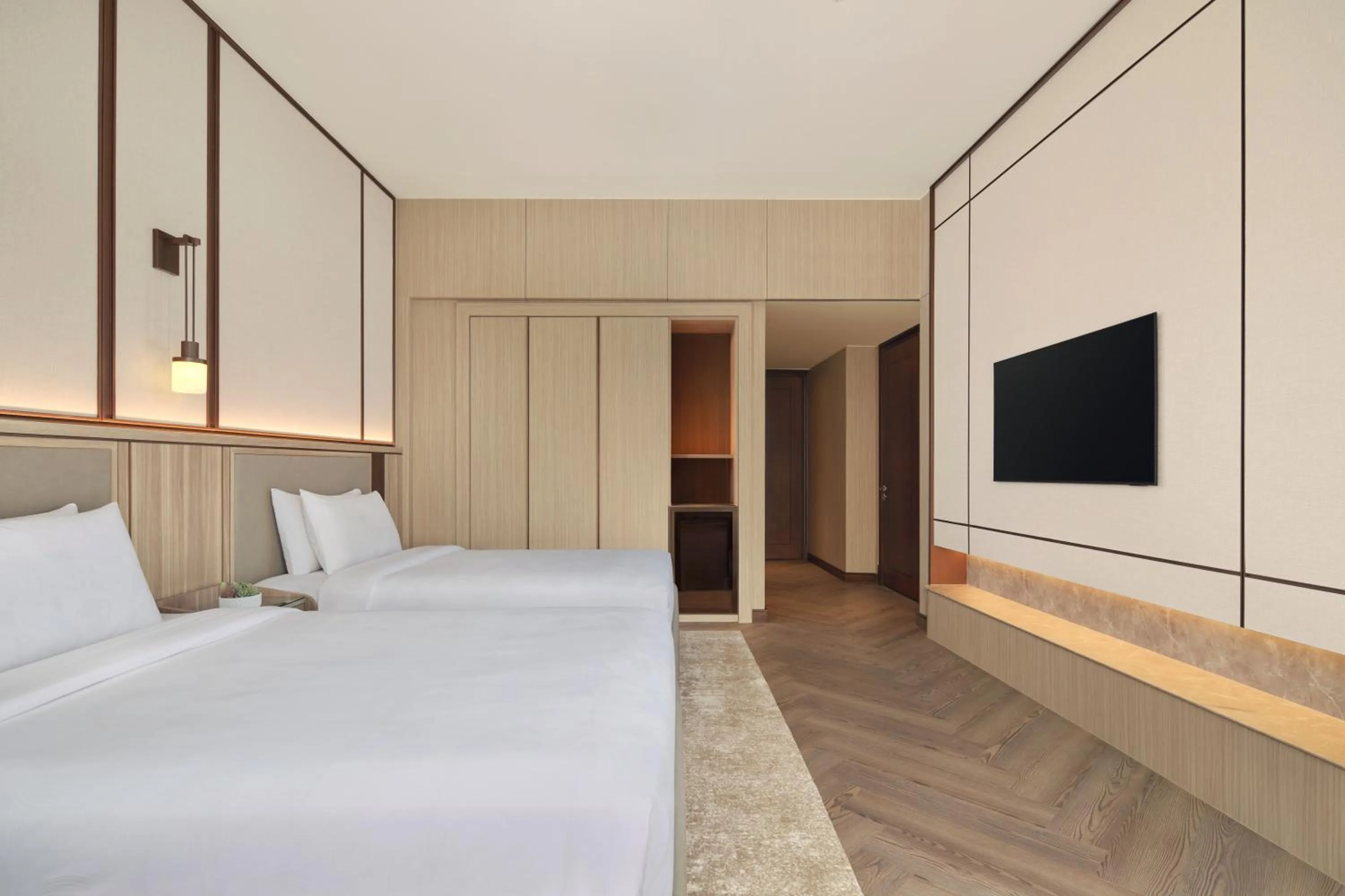 Bed in JW Marriott Hotel Jakarta