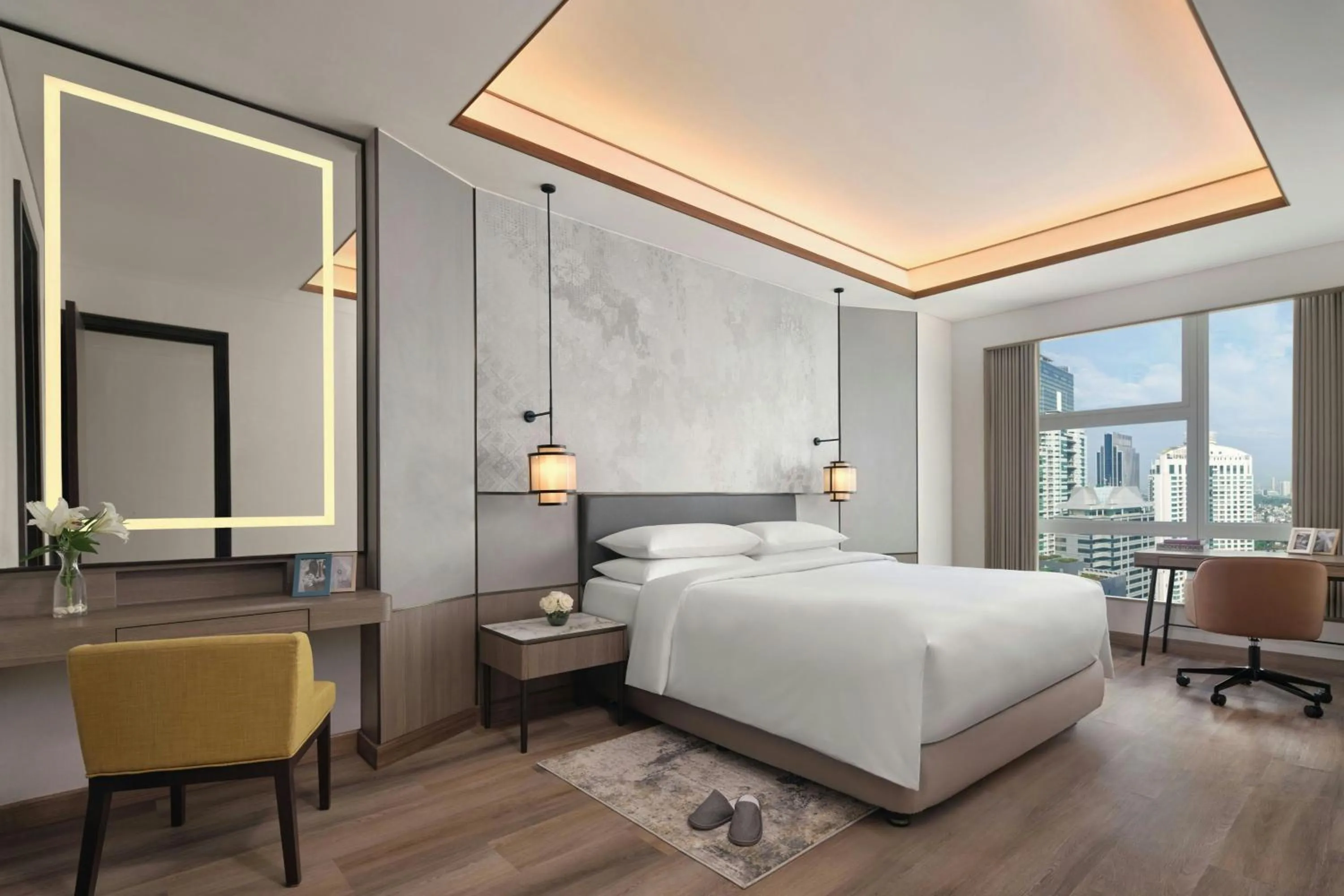 Bedroom, Bed in The Mayflower, Jakarta-Marriott Executive Apartments