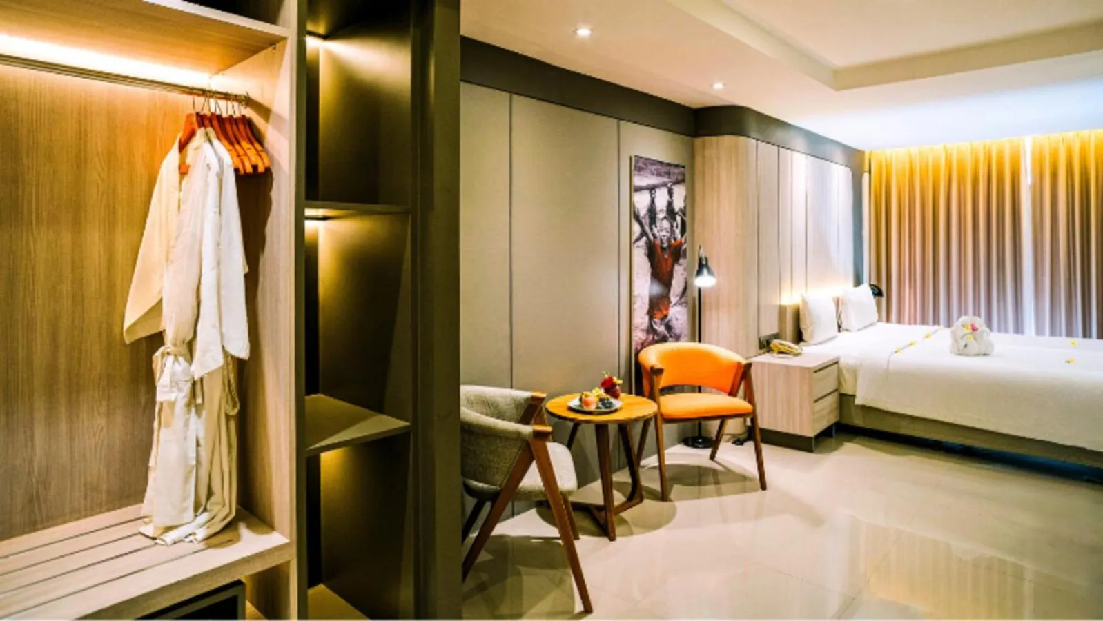 Bedroom, Bed in HARRIS Hotel & Residences Riverview Kuta, Bali