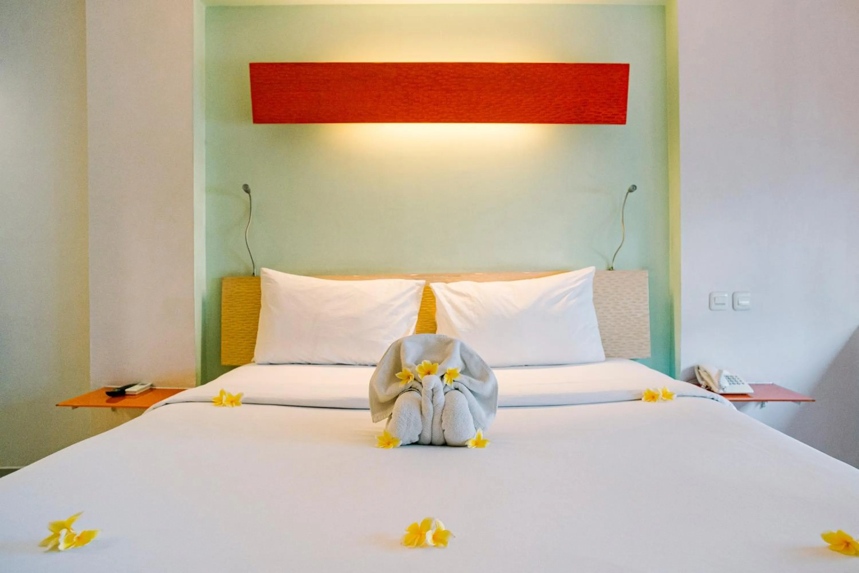 Bed in HARRIS Hotel & Residences Riverview Kuta, Bali