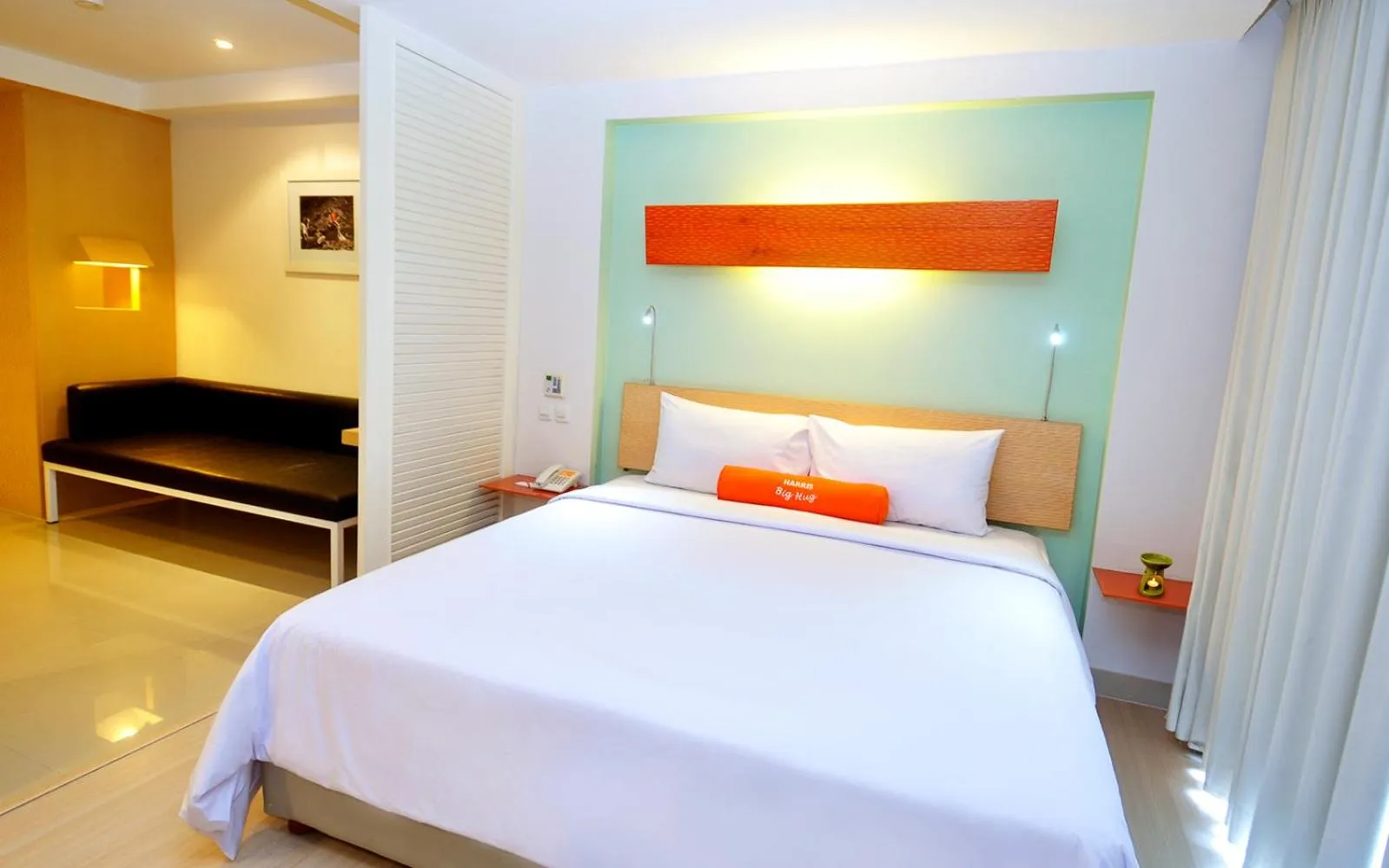 Bedroom, Bed in HARRIS Hotel & Residences Riverview Kuta, Bali