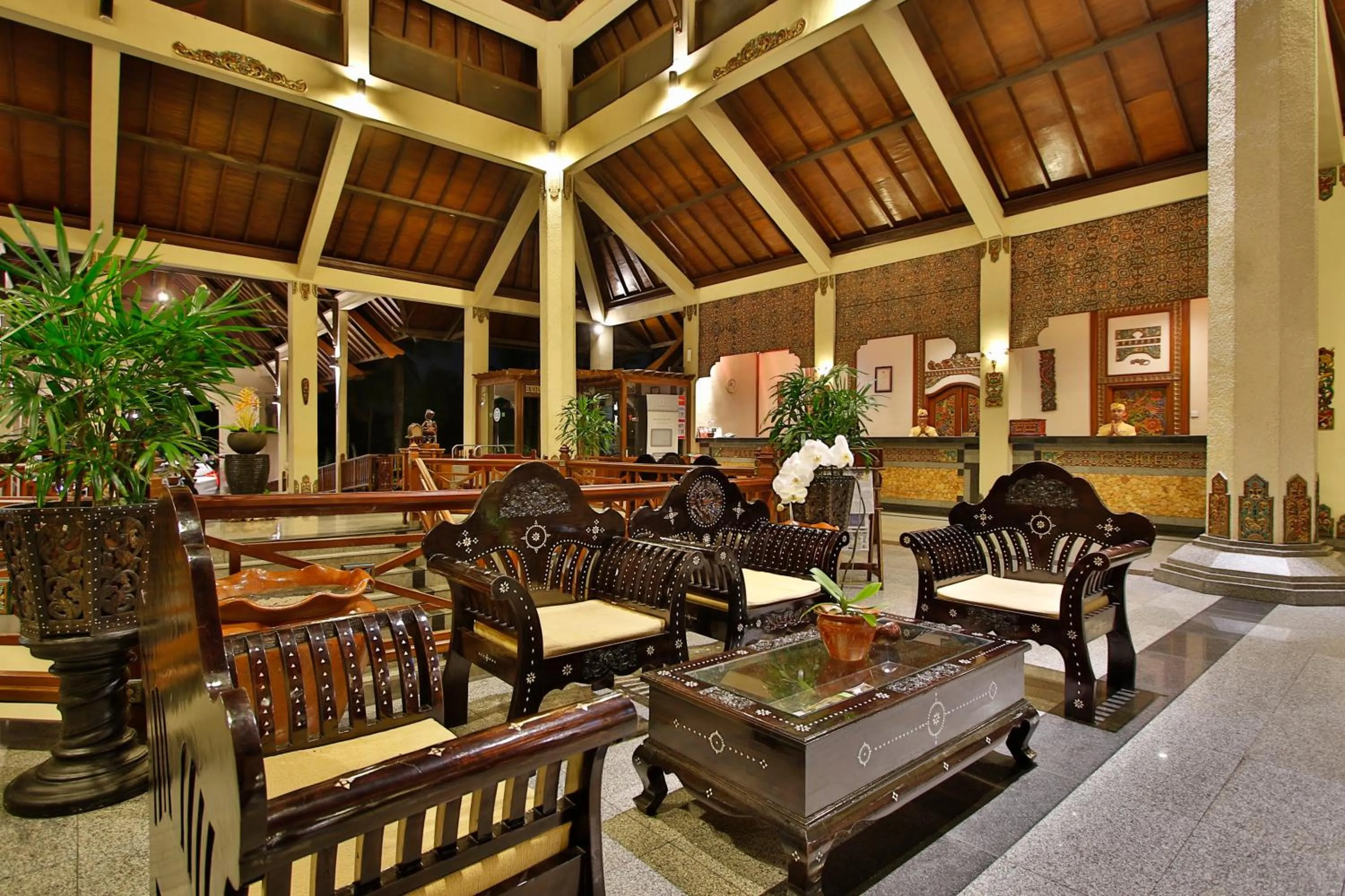 Lobby or reception in Jayakarta Hotel Lombok