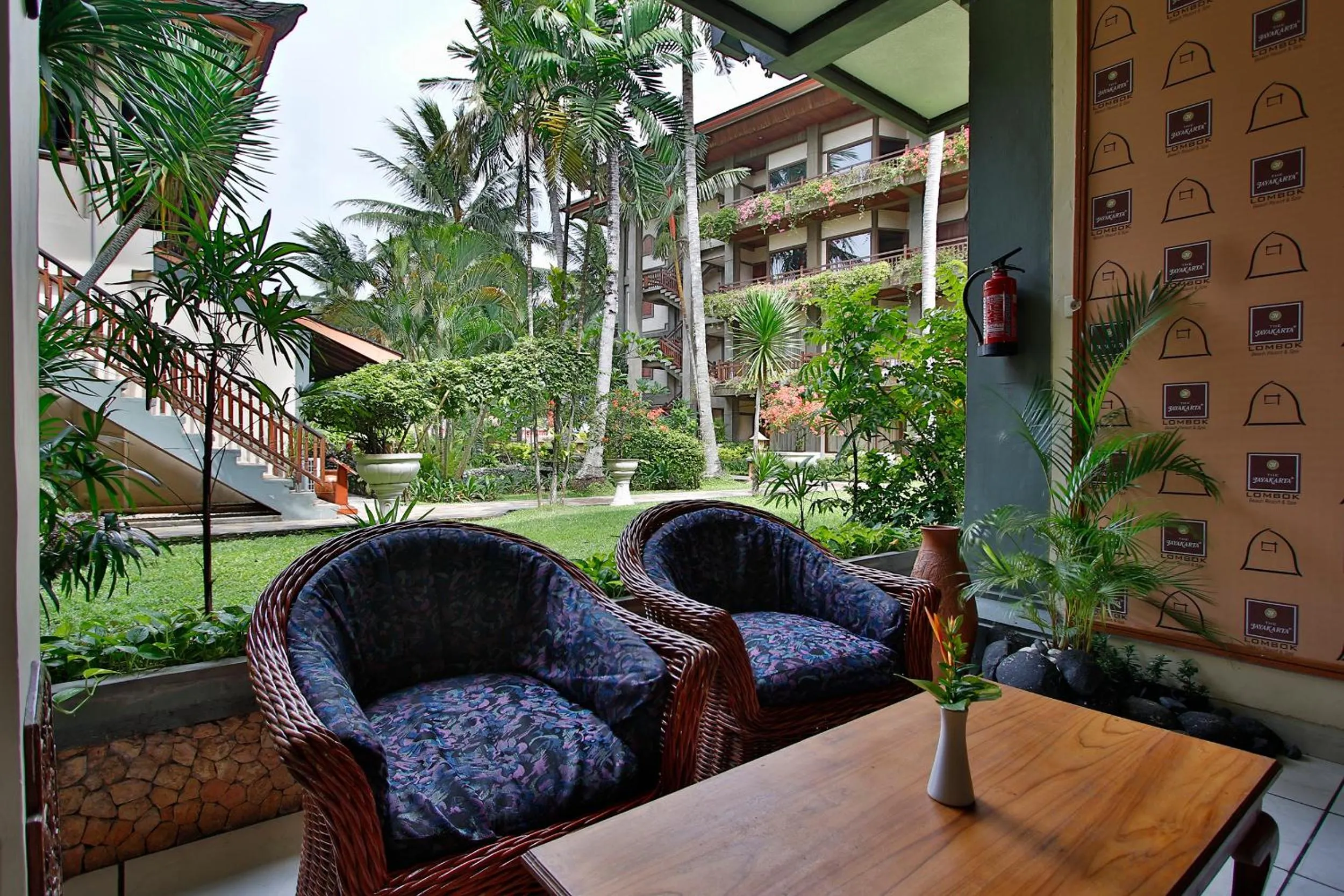 Lobby or reception in Jayakarta Hotel Lombok