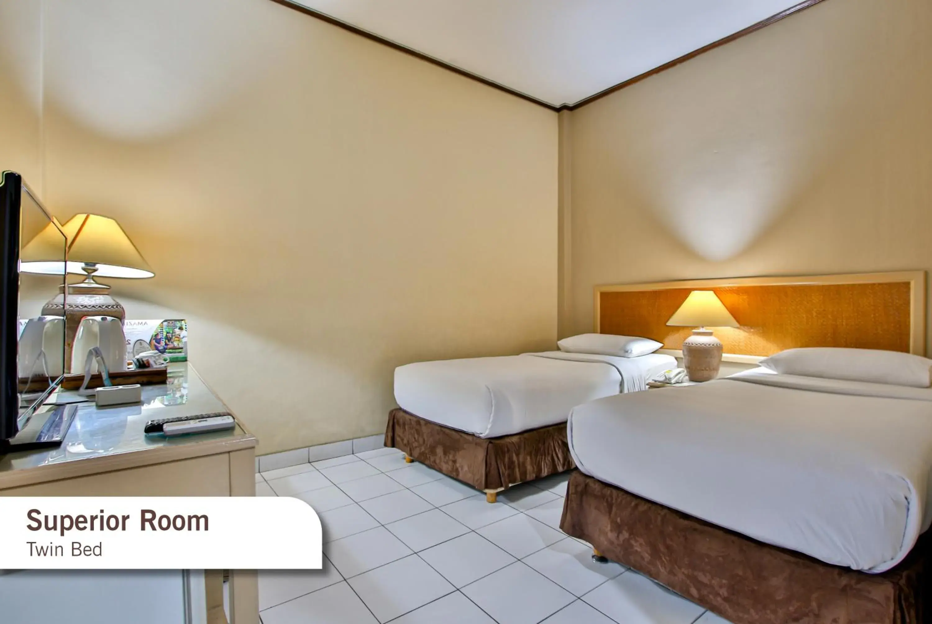 Superior Twin Room in The Jayakarta Yogyakarta Hotel & Spa Superior Twin Room in The Jayakarta Yogyakarta Hotel & Spa