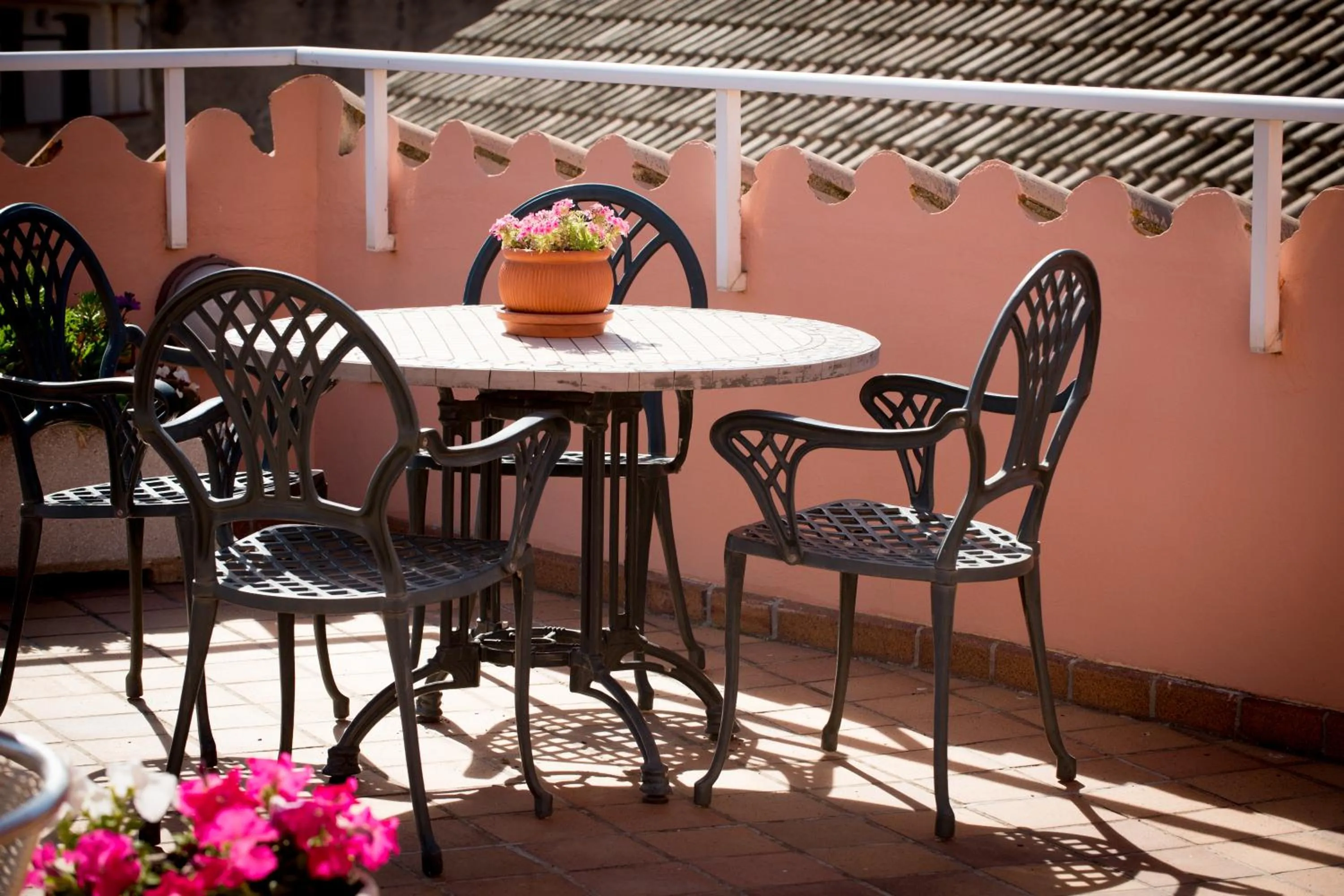 Solarium in Hotel Plaça