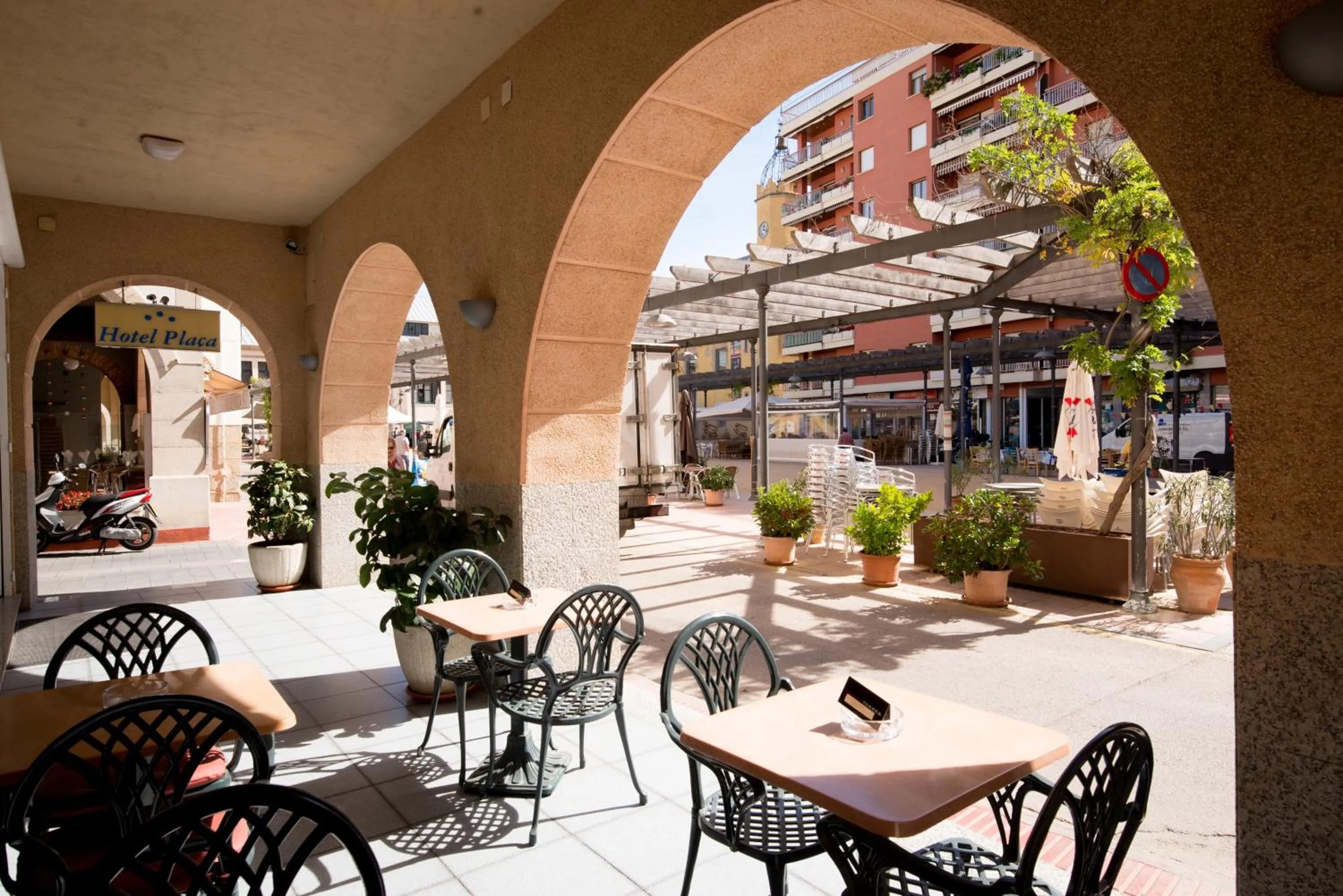 Balcony/Terrace in Hotel Plaça