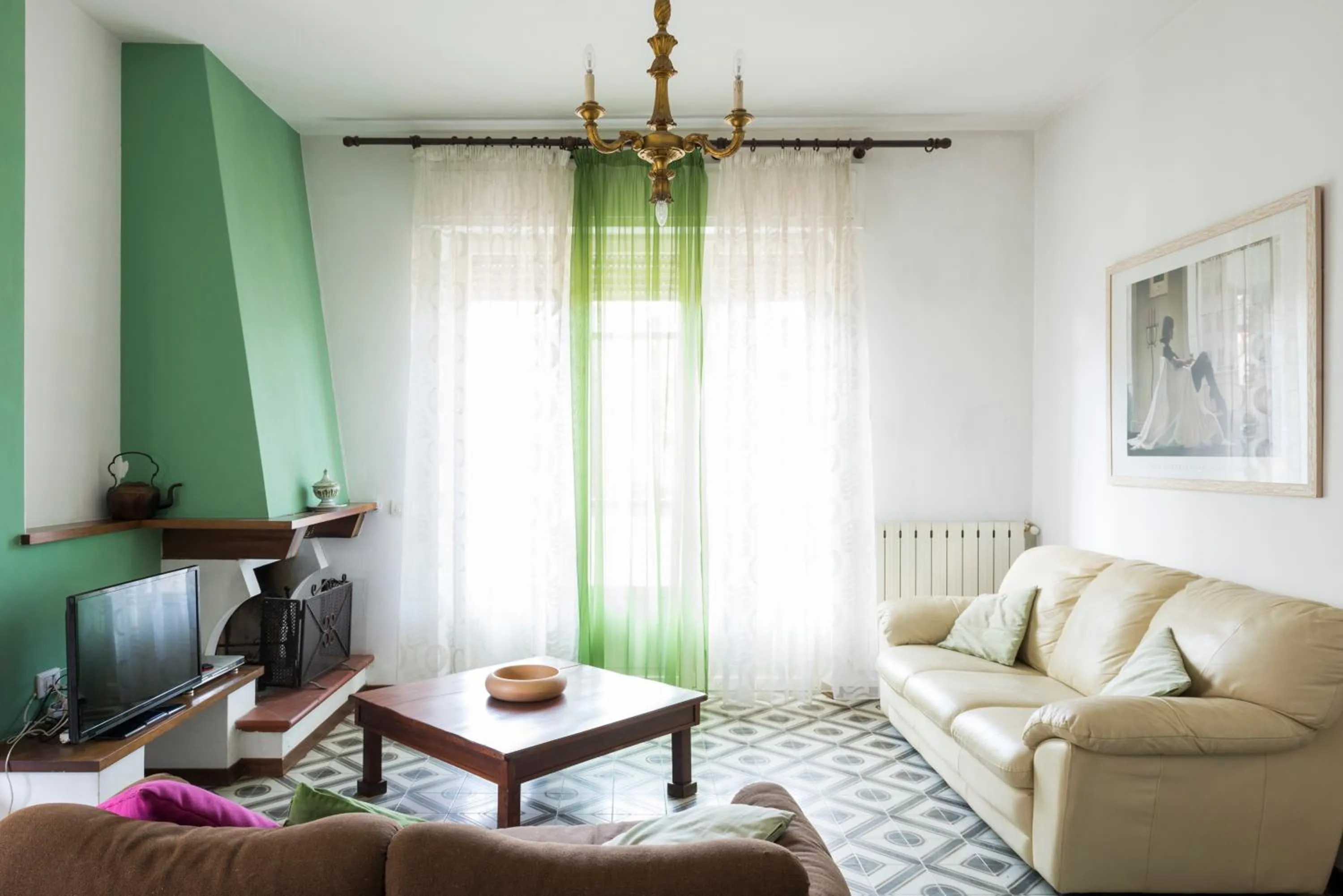 Living room in Casa Adriana